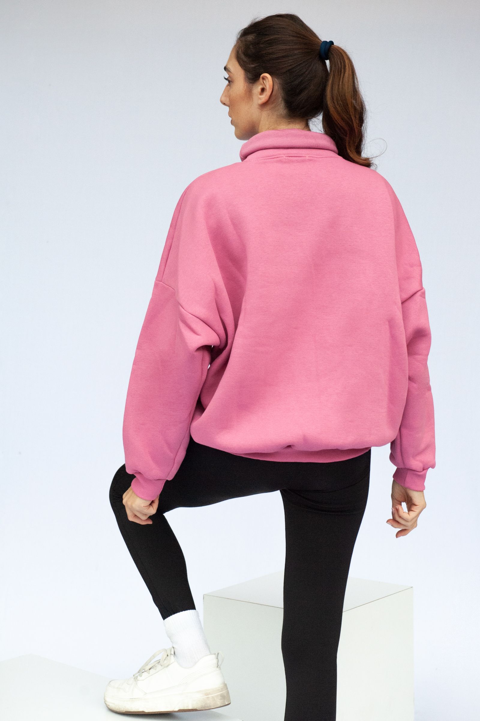 Boğazlı Sweatshirt 