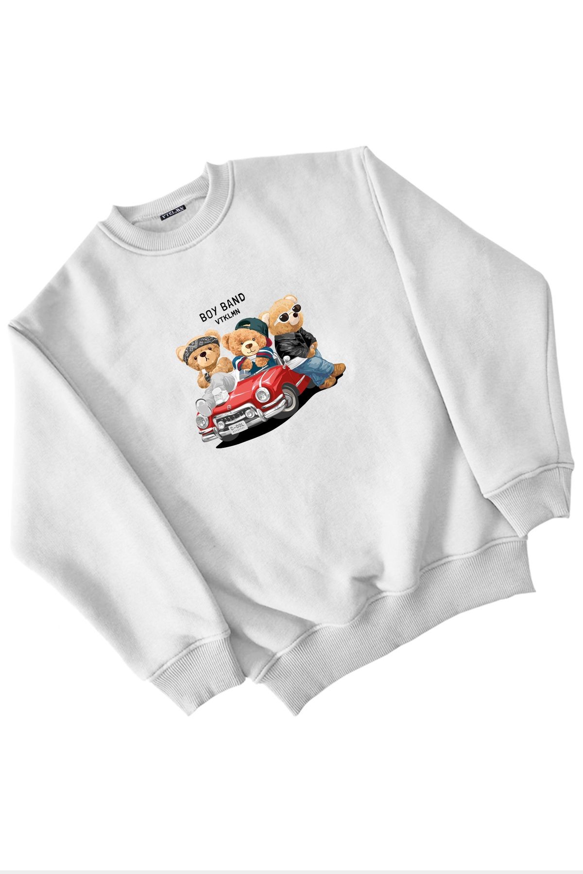 Boy Band Baskılı Kız Erkek Çocuk Sweatshirt
