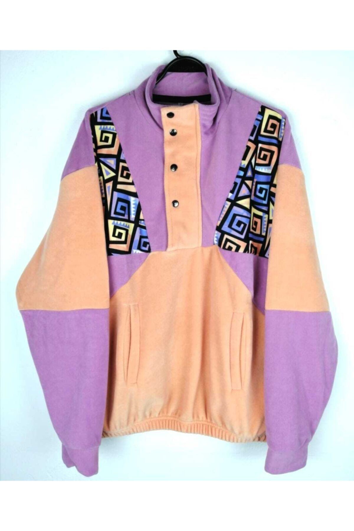 Kadın Erkek Yarım Fermuarlı Polar Sweatshirt