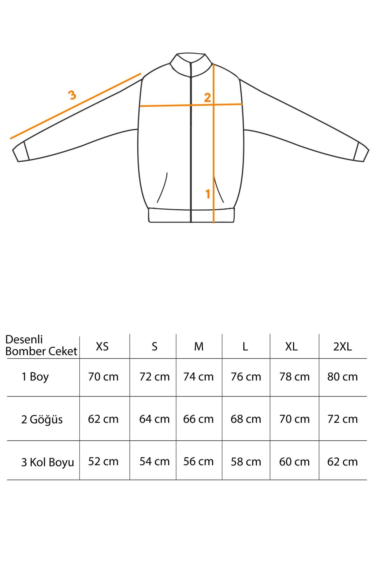 Erkek Kadın Desenli Bomber Ceket