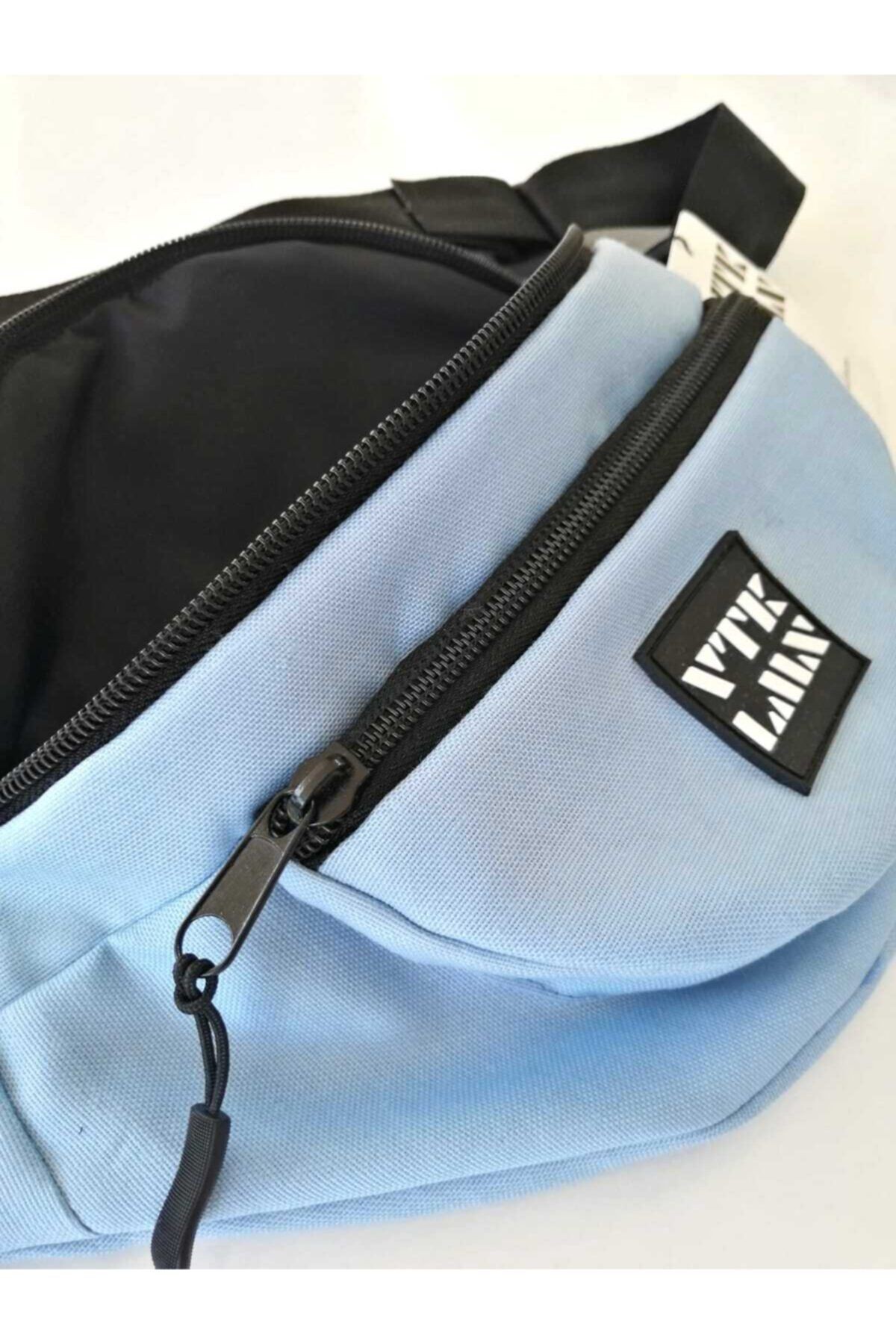 Unisex Omuz ve Bel Çantası - Mavi