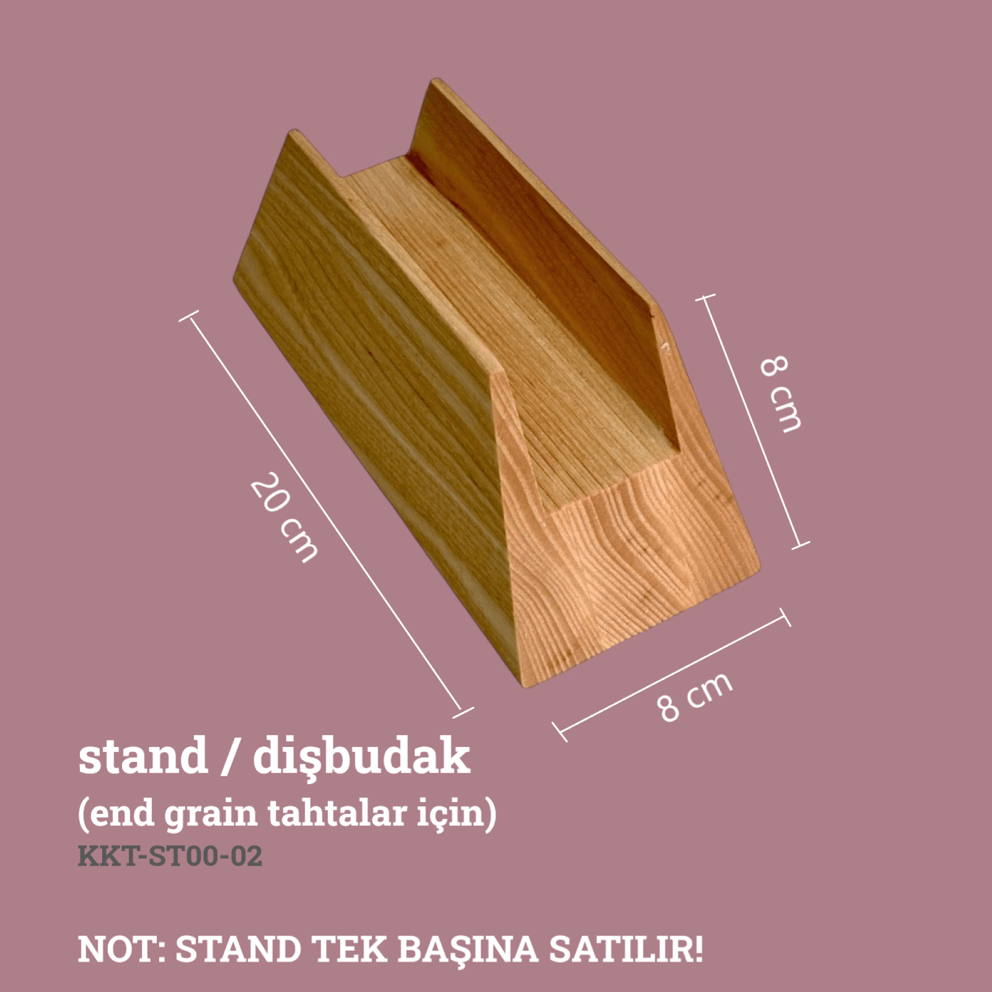 Kesme Tahtası (End-Grain) Standı / Dişbudak