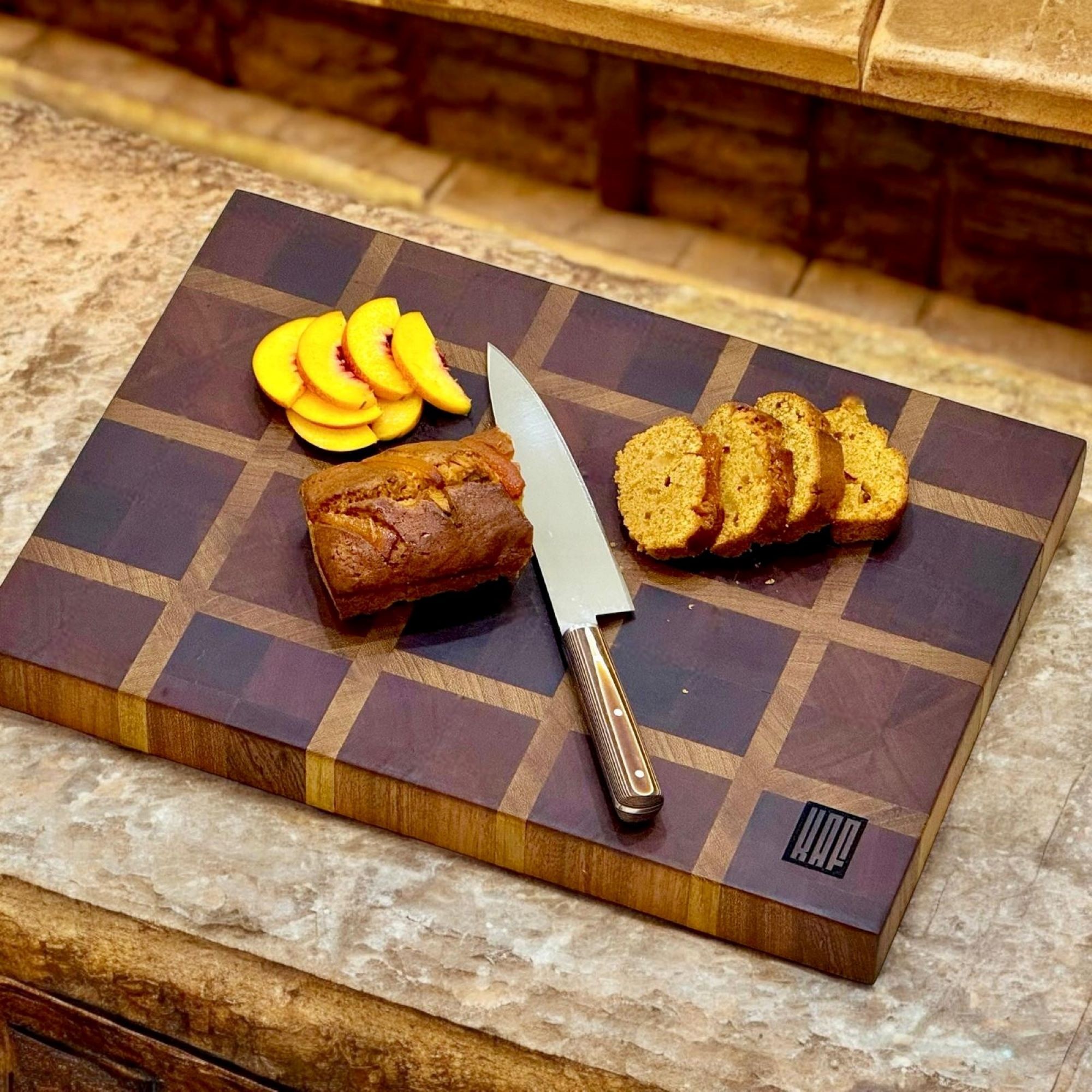 Sapelli Kesme Tahtası (End Grain)