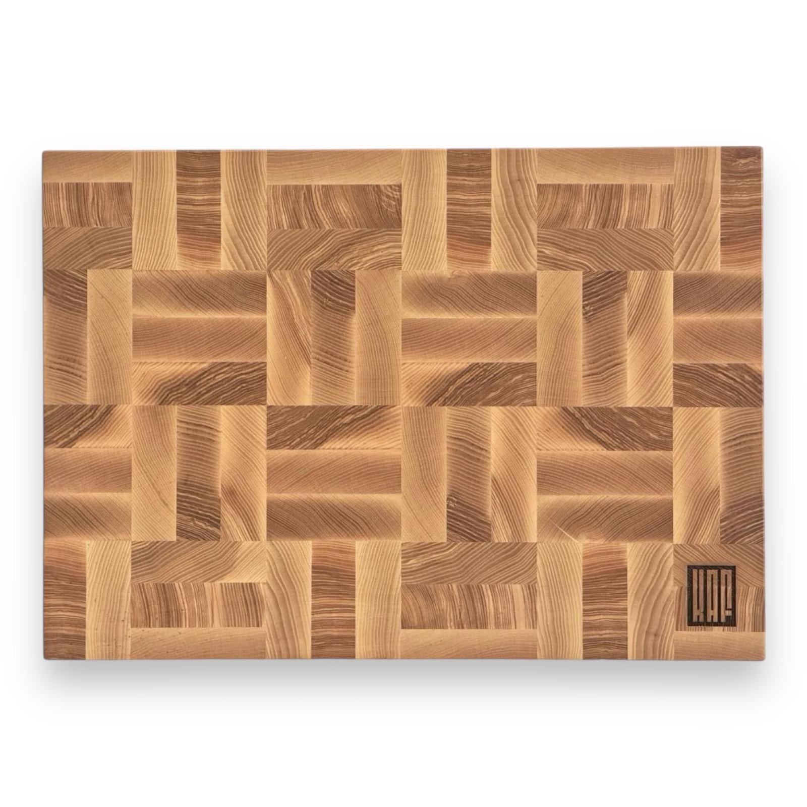 Dişbudak Kesme Tahtası Beyaz (End Grain)
