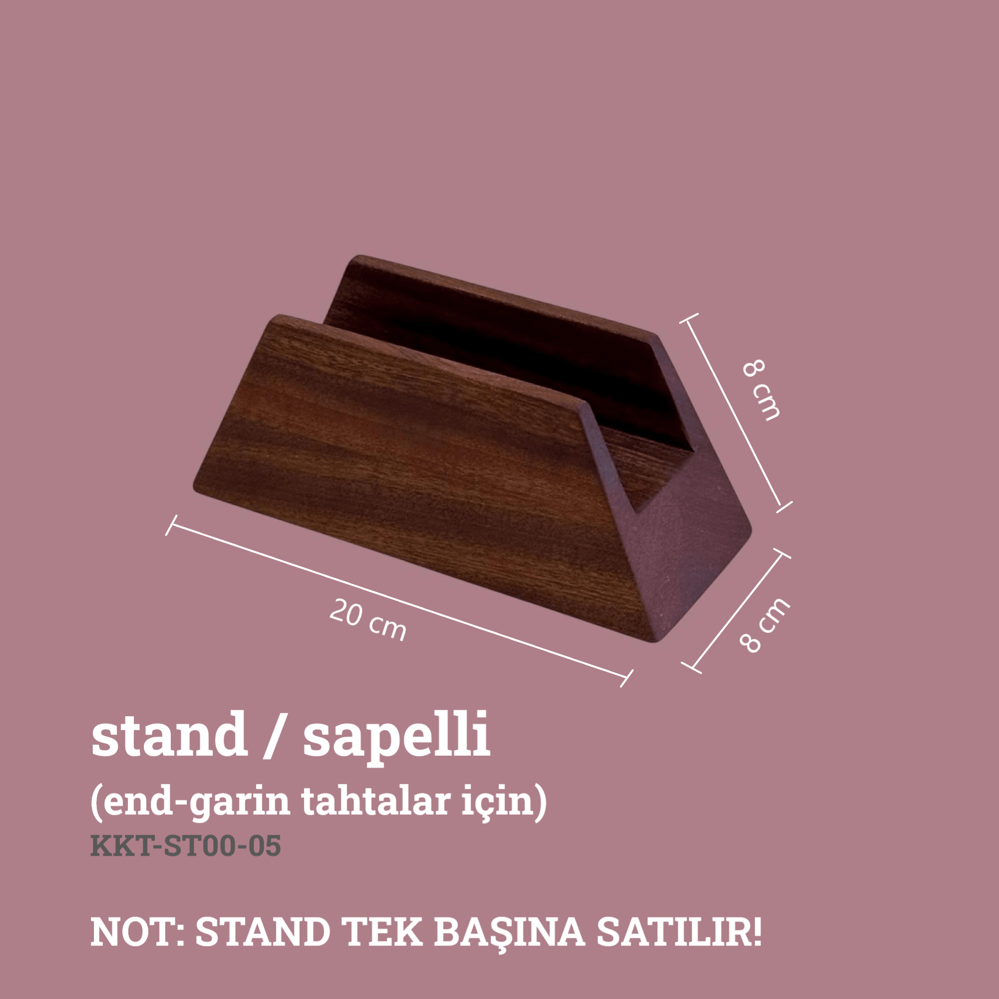 Kesme Tahtası ( End-Grain) Standı / Sapelli