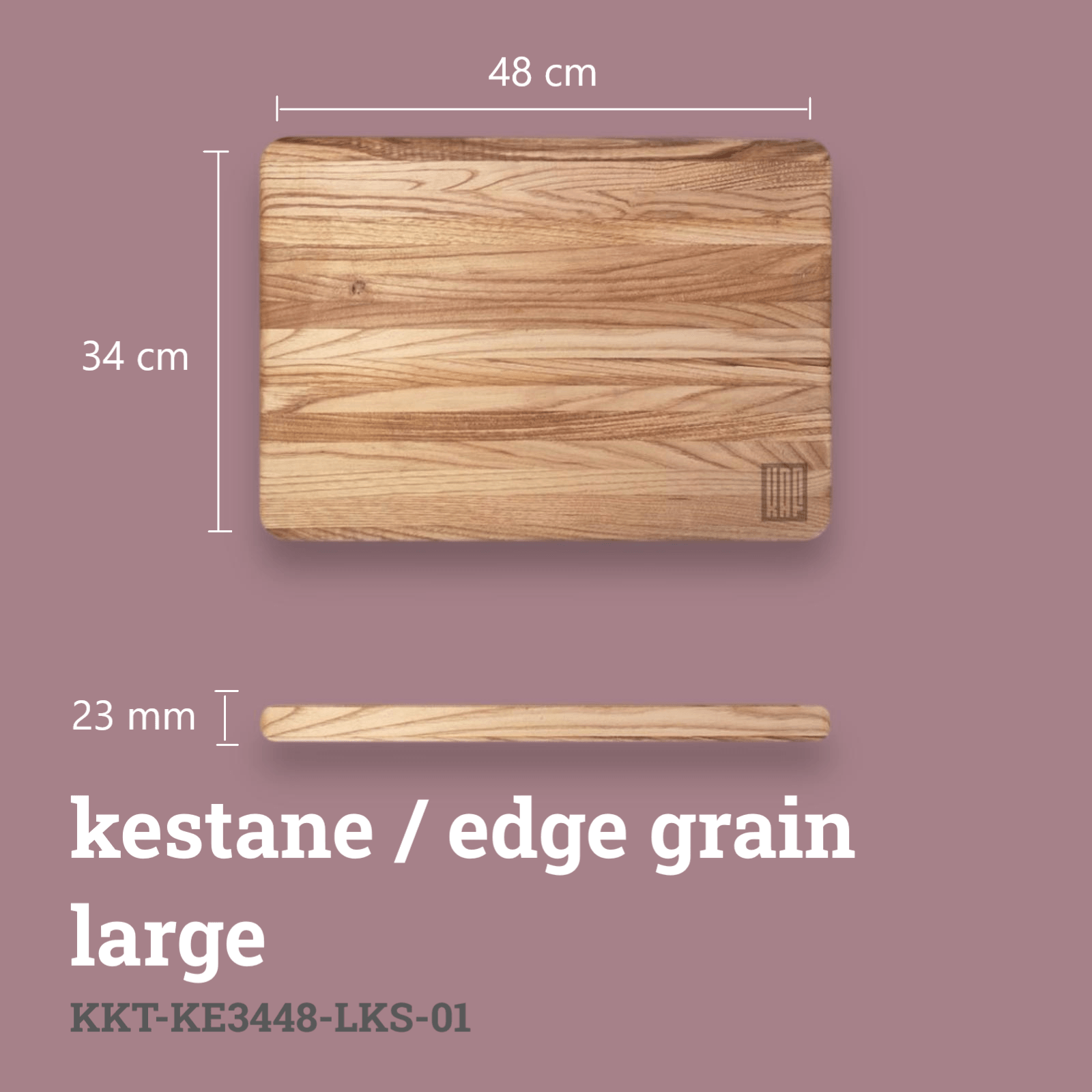 Lüks Kesme Tahtası Kestane 