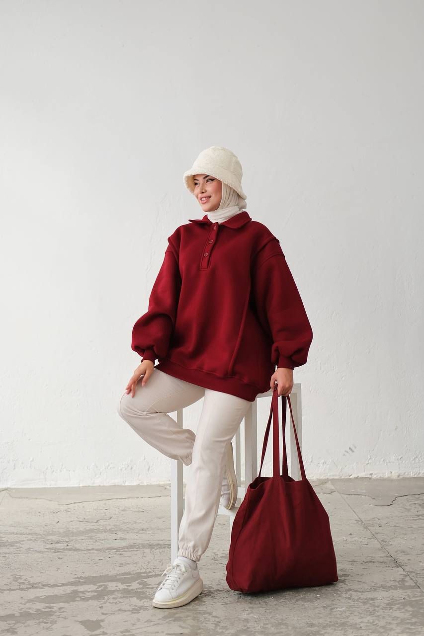 Vera Sweatshirt Bordo