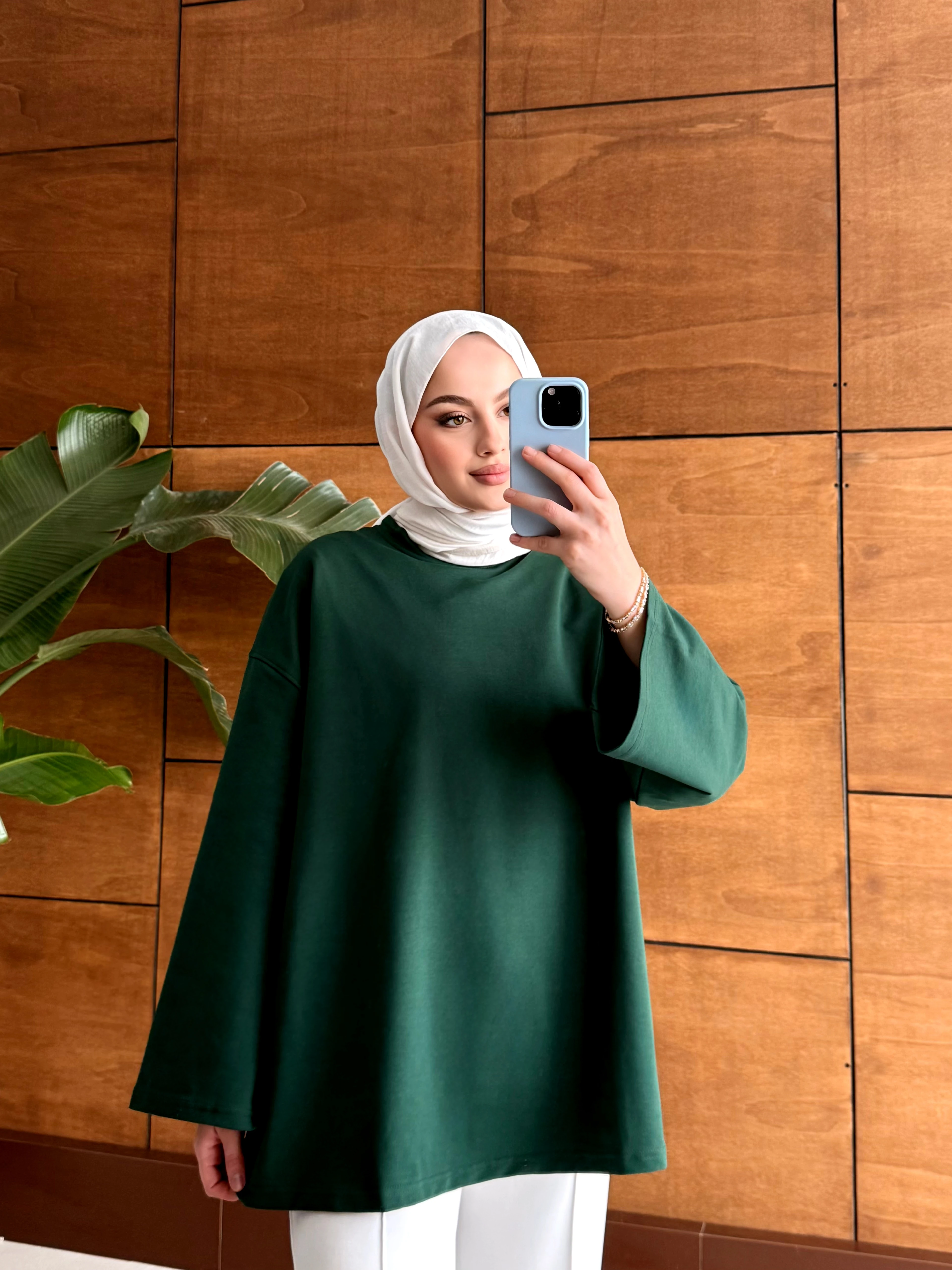 2 İplik Sweat - Yeşil