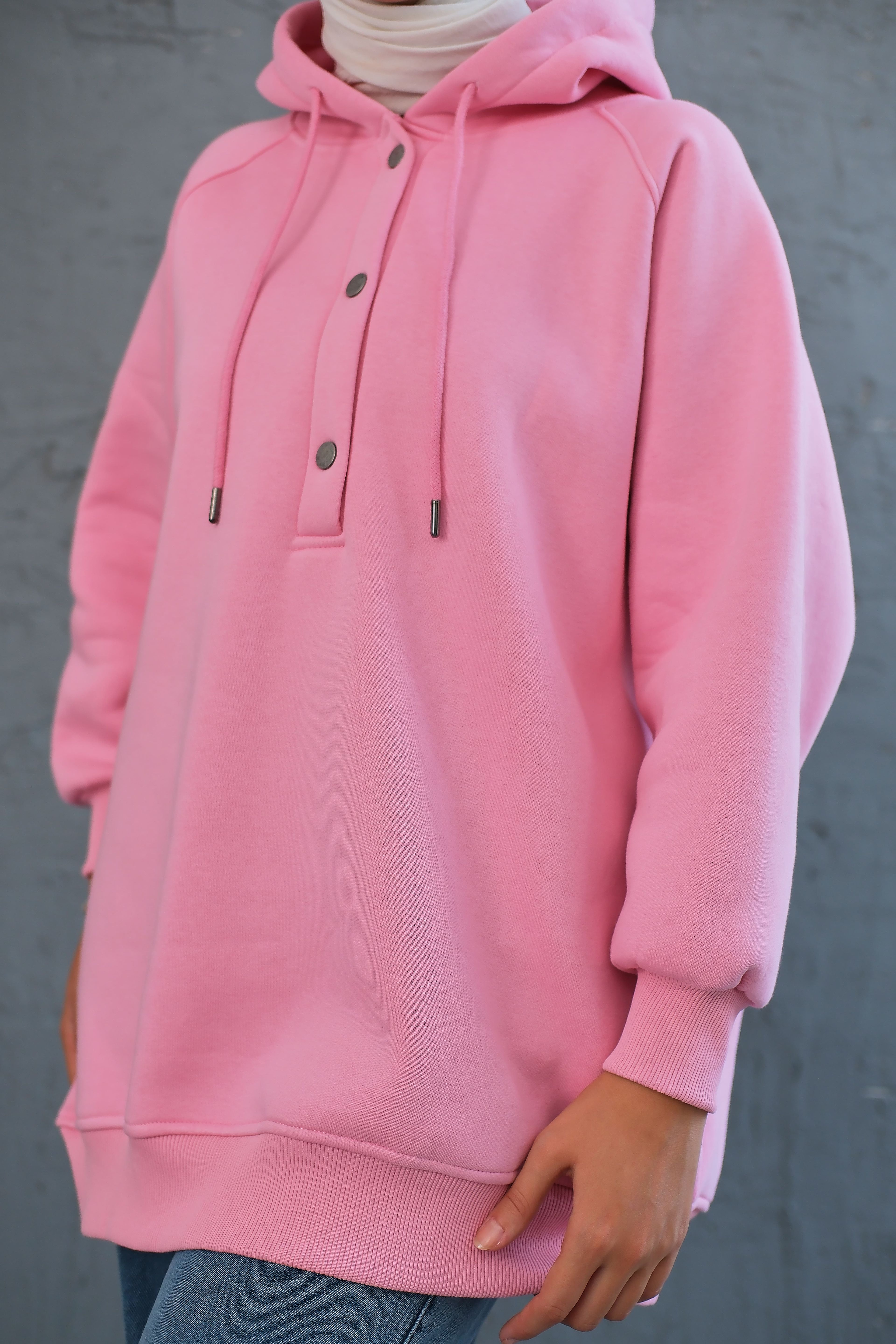 Şardonlu Sweat Pembe