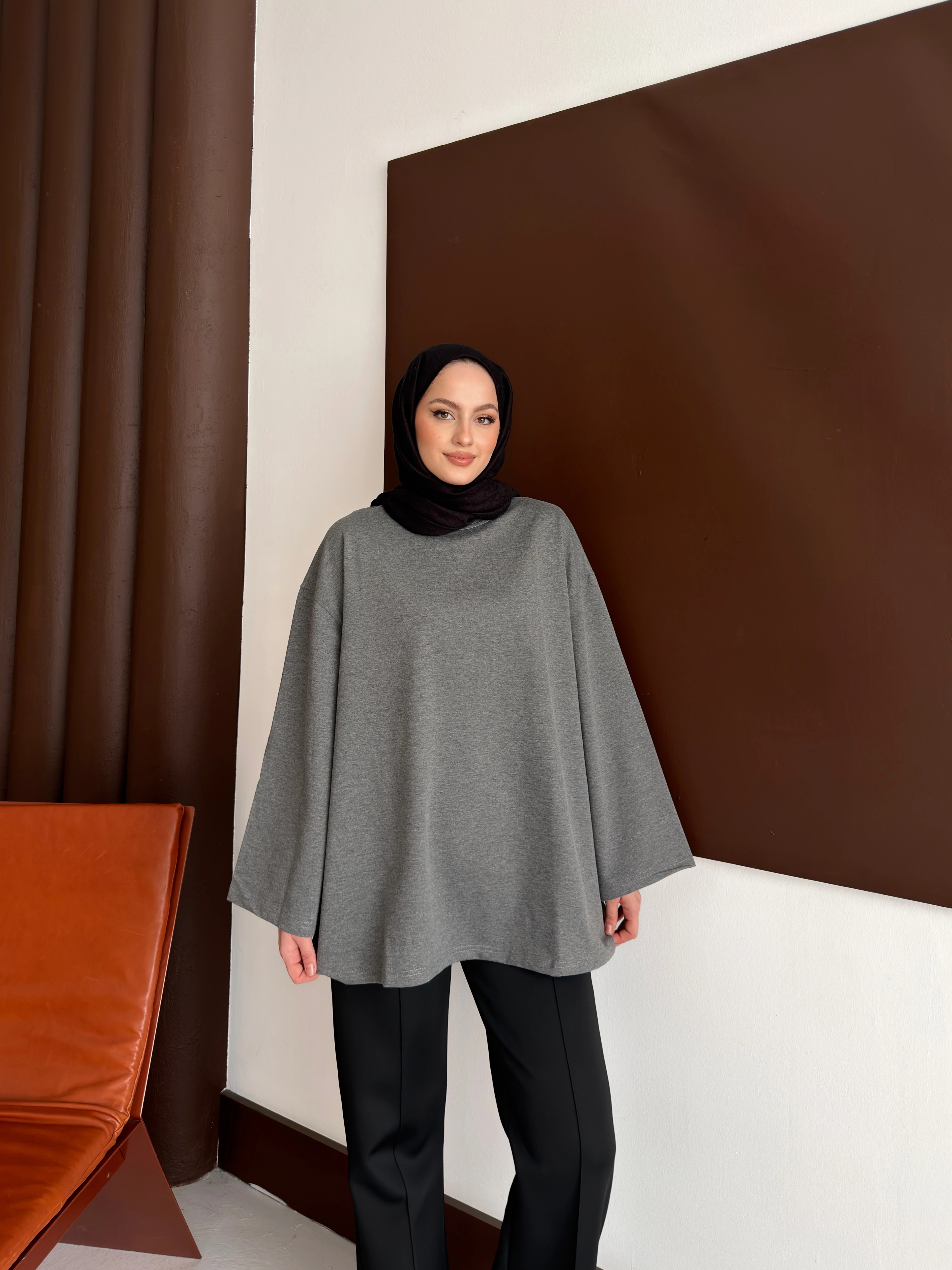 2 İplik Sweat - Antrasit