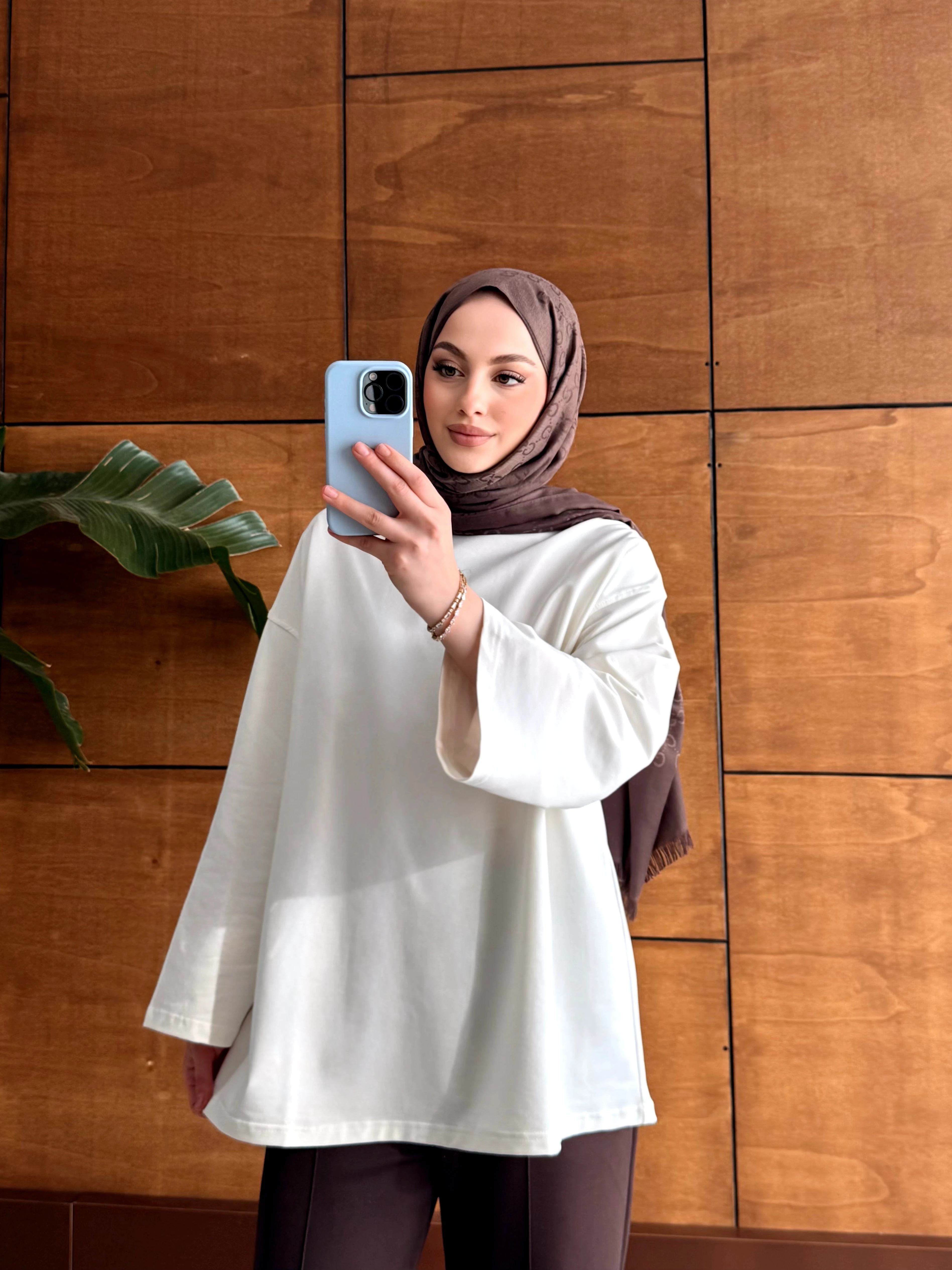 2 İplik Sweat - Beyaz