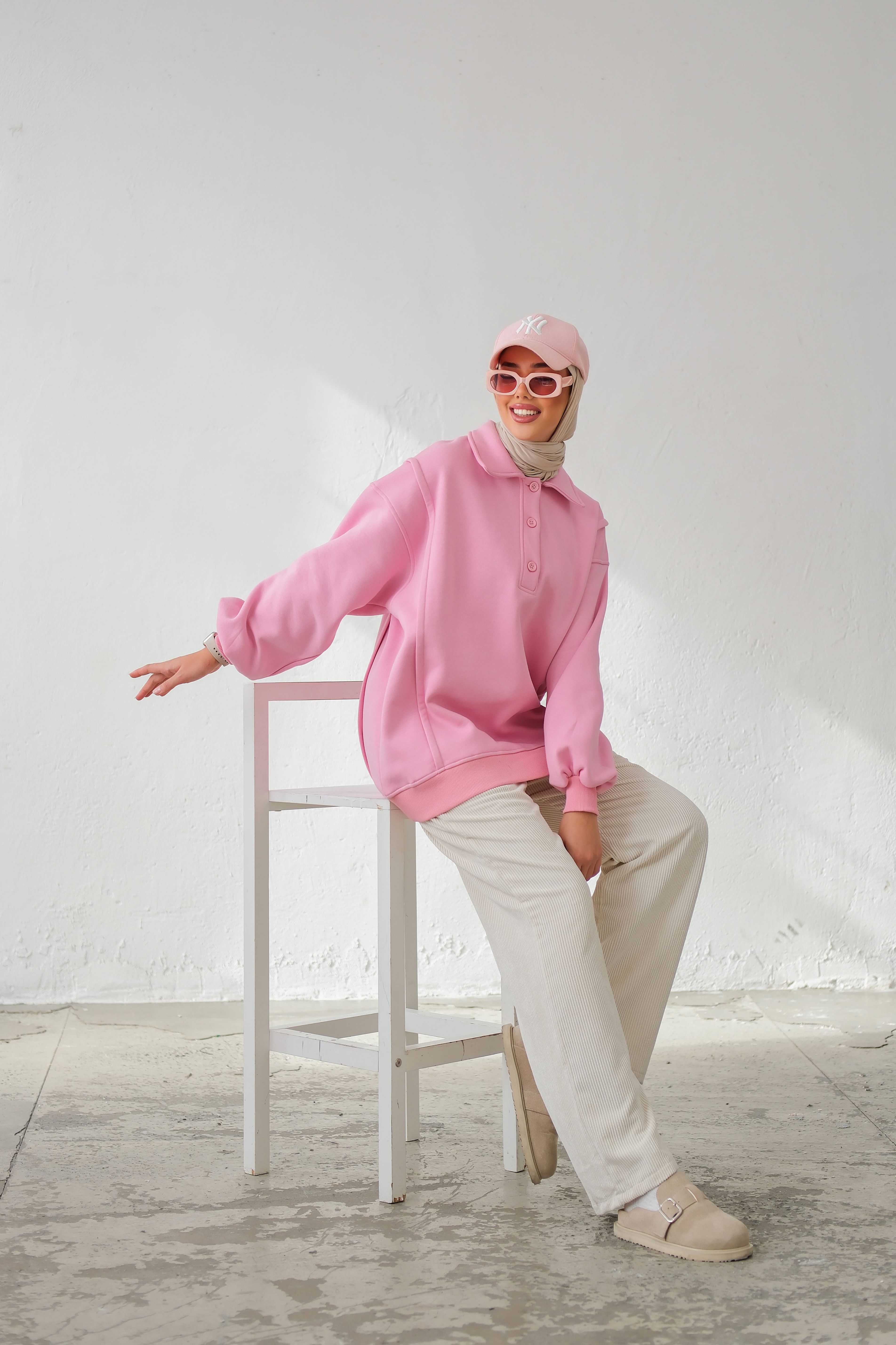 Vera Sweatshirt pembe