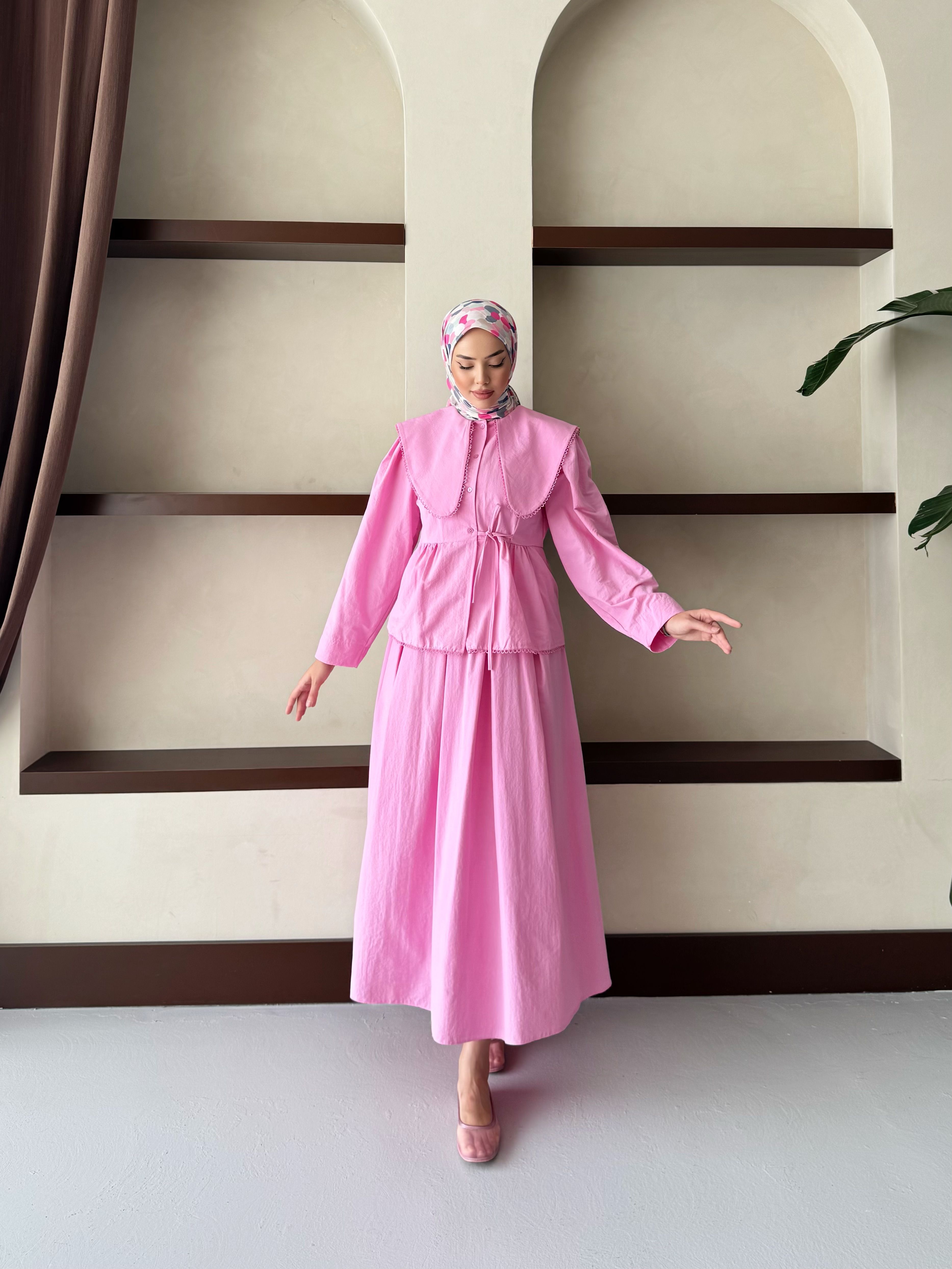 ALVİN ETEKLİ TAKIM - Pembe