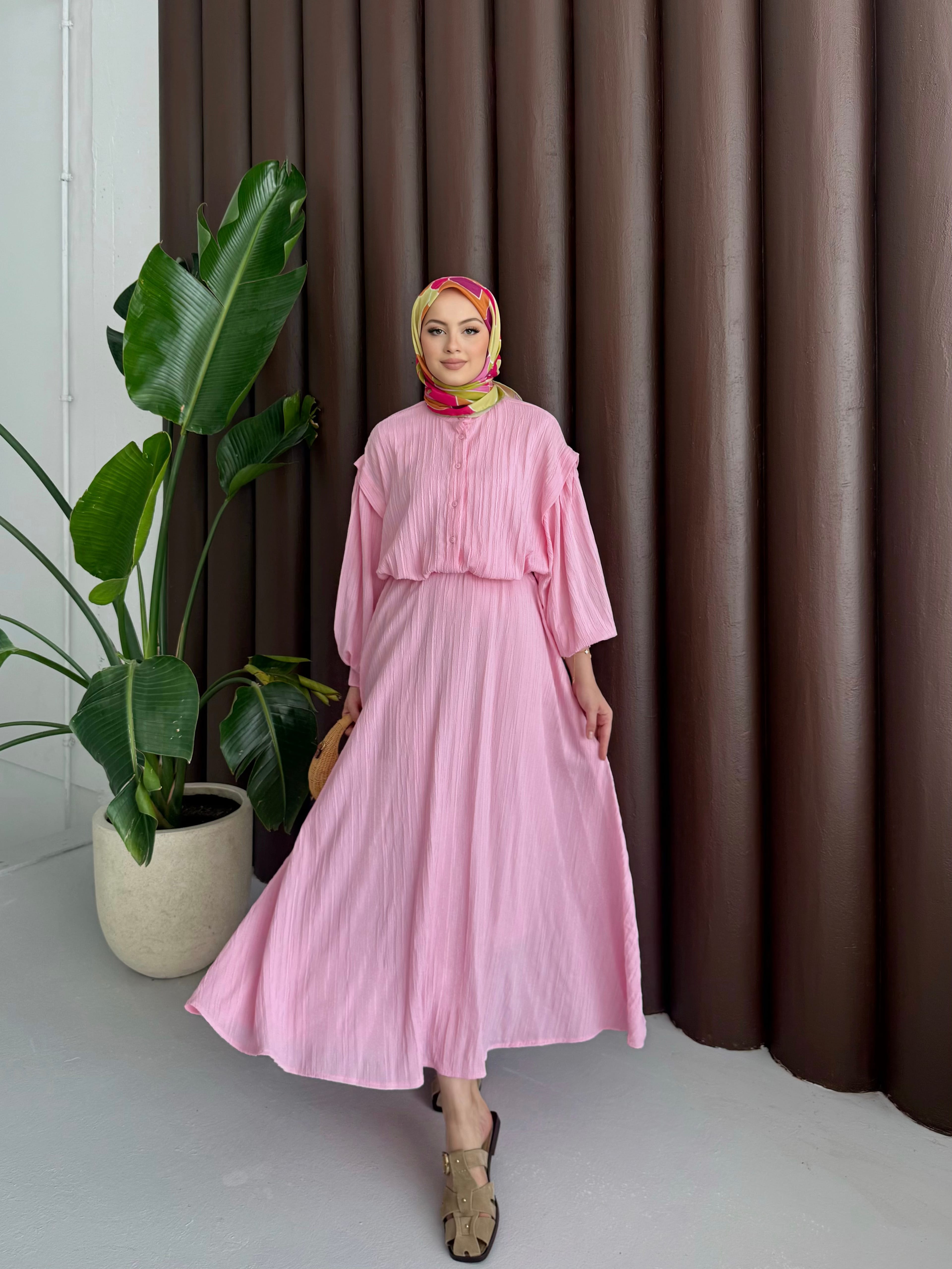 Duha Etekli Takım - Pembe