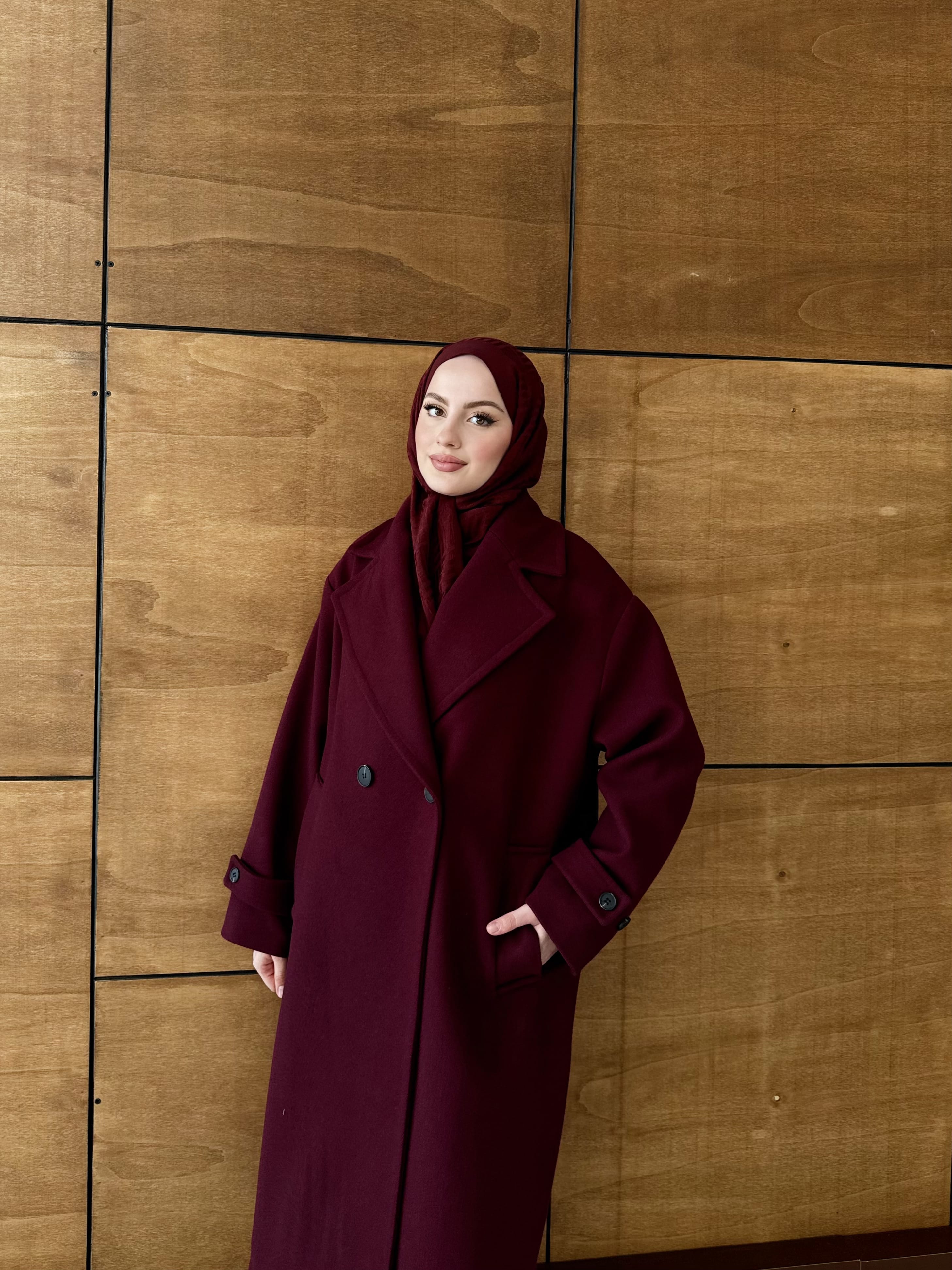 Zr Muadil Premium Astarlı Kaşe Kaban
