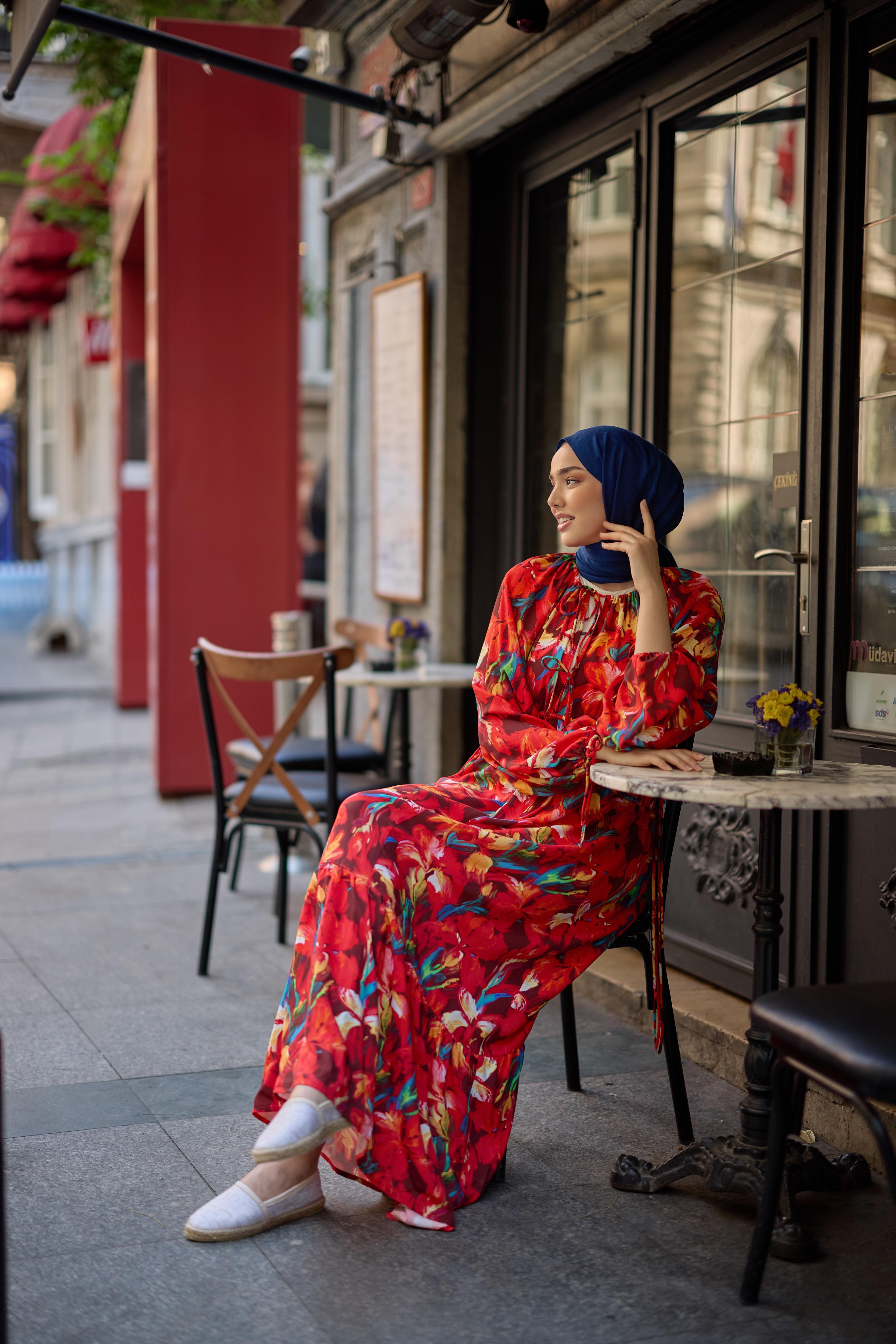 LEYLA VİSCON ELBİSE