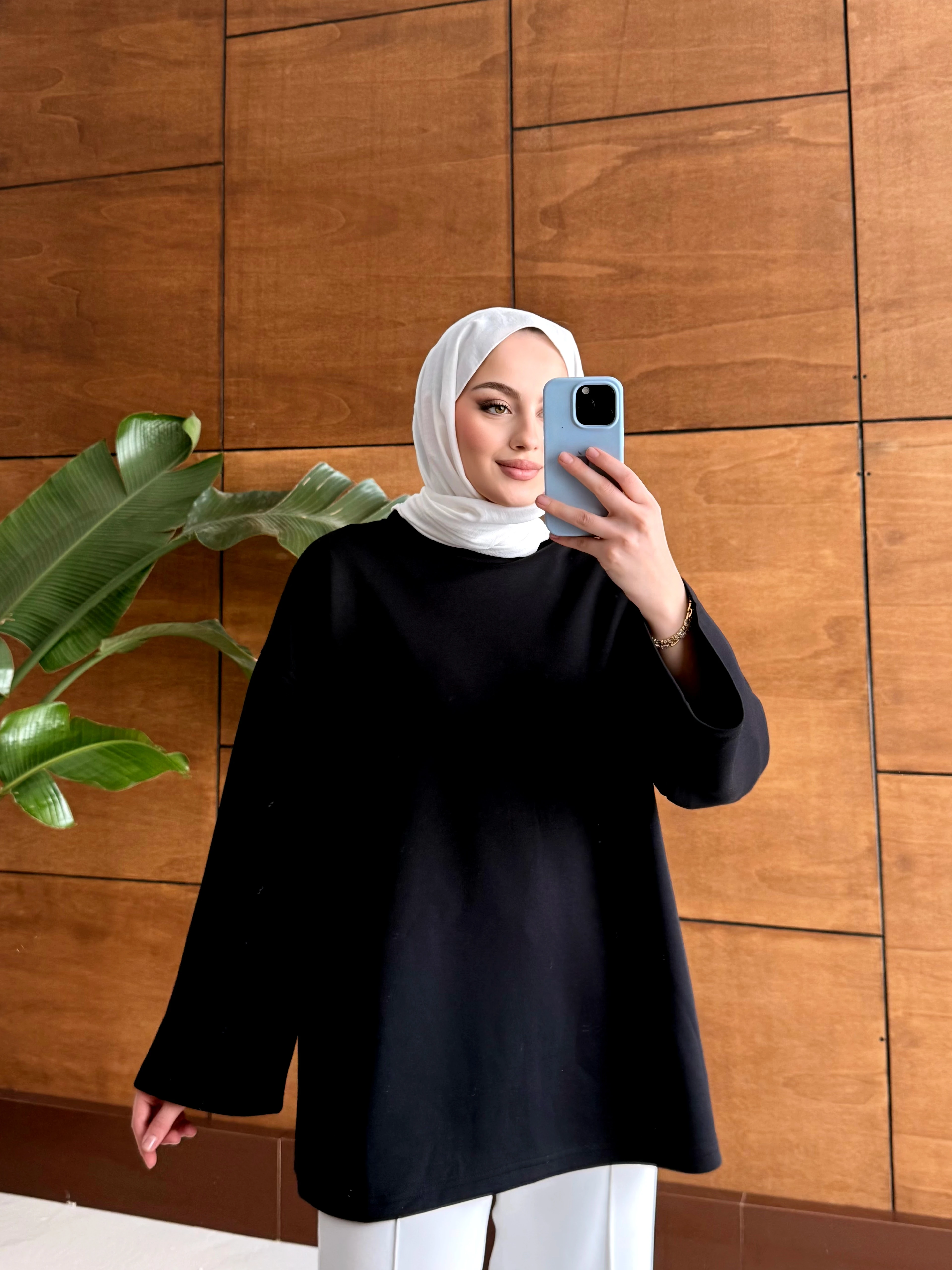 2 İplik Sweat - Siyah