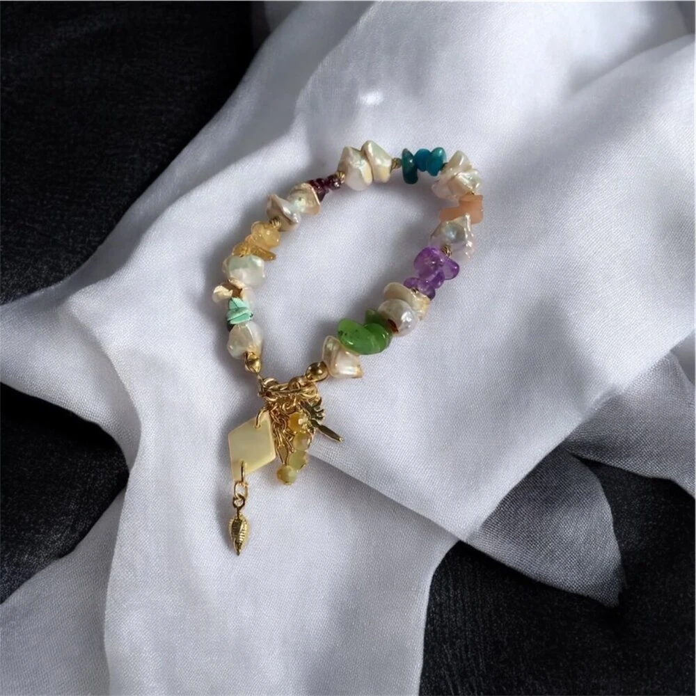 İnci Mix Doğaltaş Bileklik