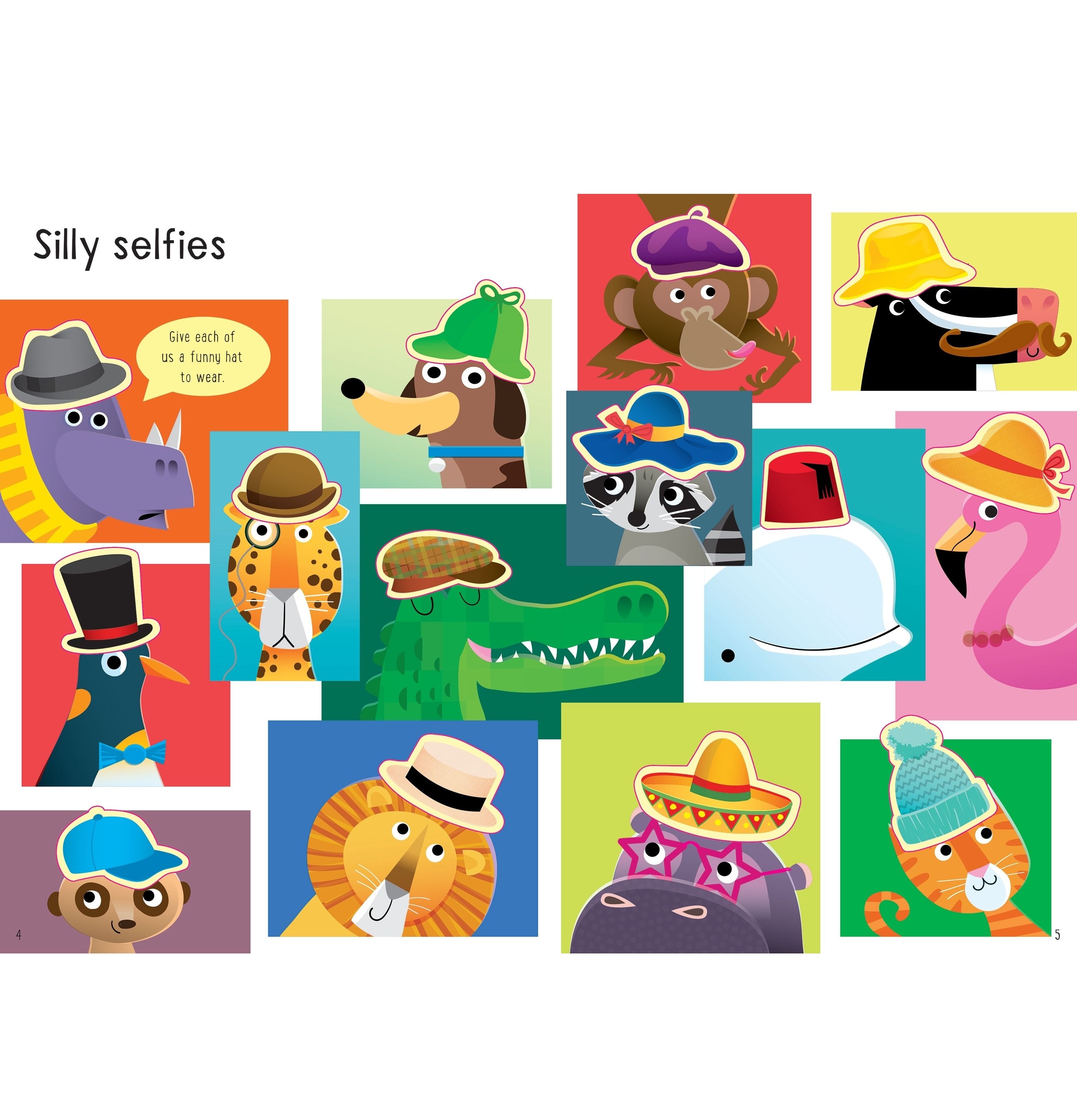 Little First Stickers - Funny Hats 3+