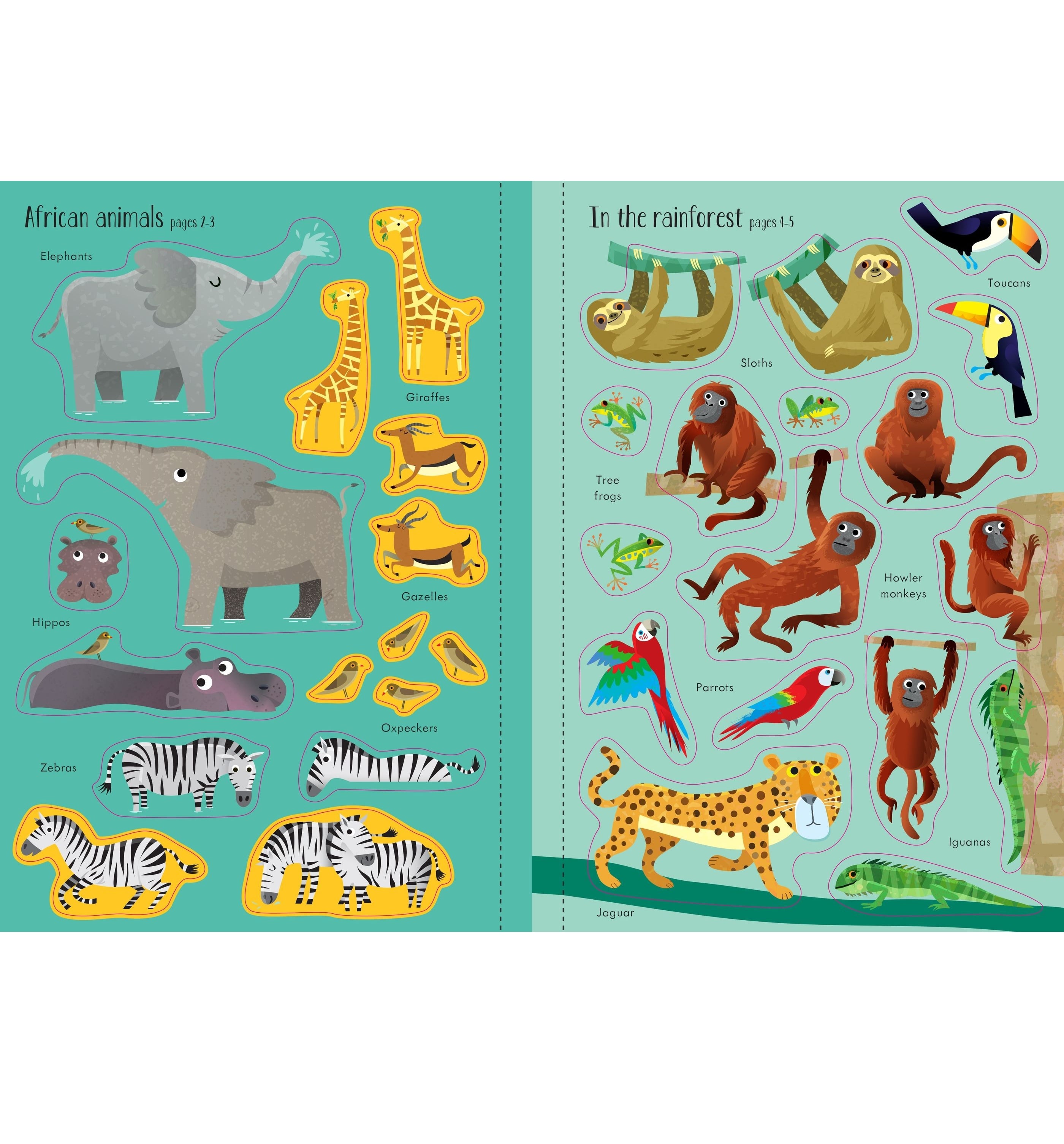 Little First Stickers - Animals 3+