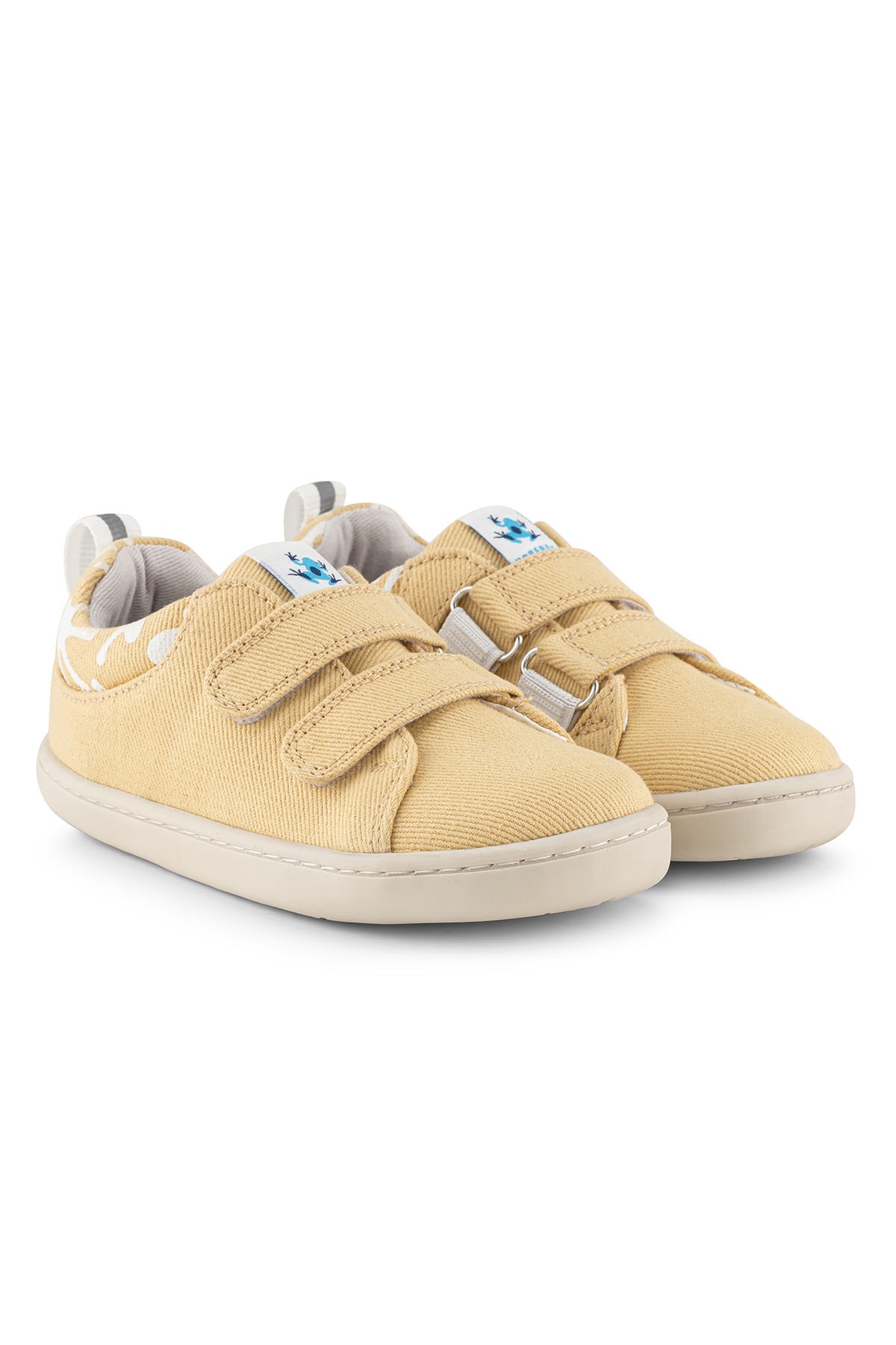 Hopfrög Smart Walker Recycled Canvas Eco Barefoot Çocuk Ayakkabı Sarı