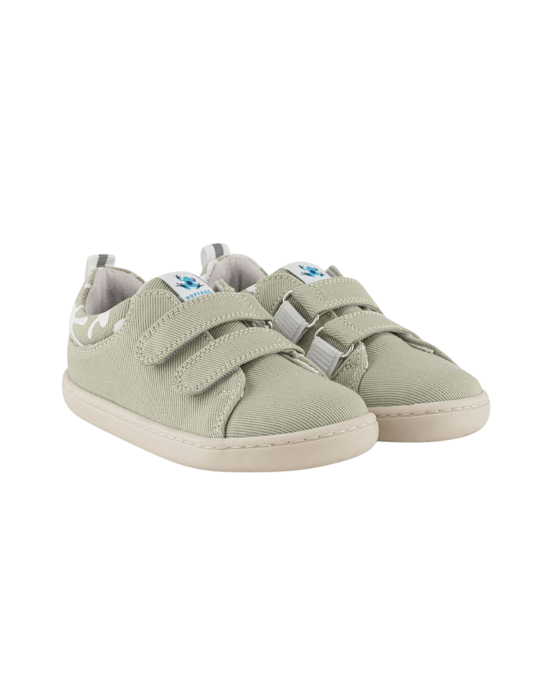 Hopfrög Smart Walker Recycled Canvas Eco Barefoot Çocuk Ayakkabı Yeşil