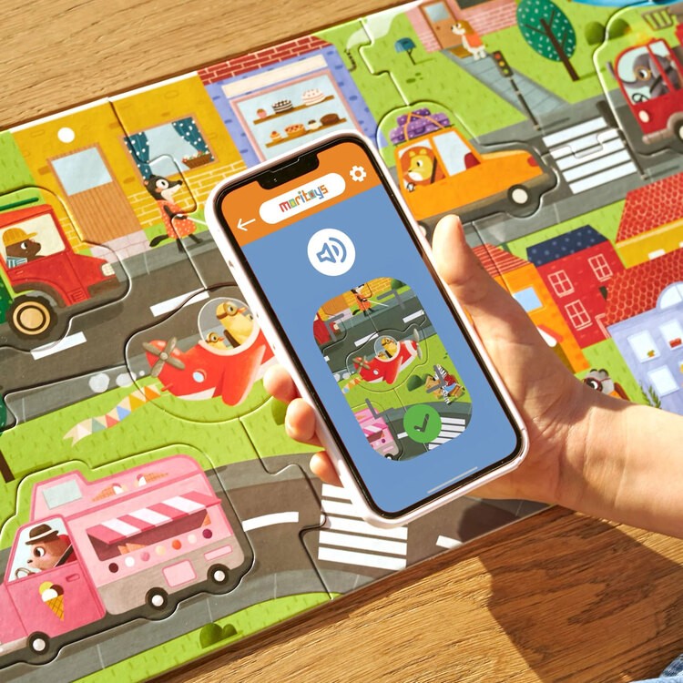 Vehicles Adventure: 18 Parça Yapboz, 8 Adet Oynanabilir Araç & Dijital Aktiviteler