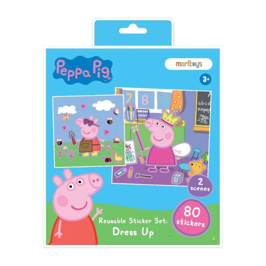 Dress-Up Reusable Sticker Set: Peppa Pig'in Tarzını Belirle