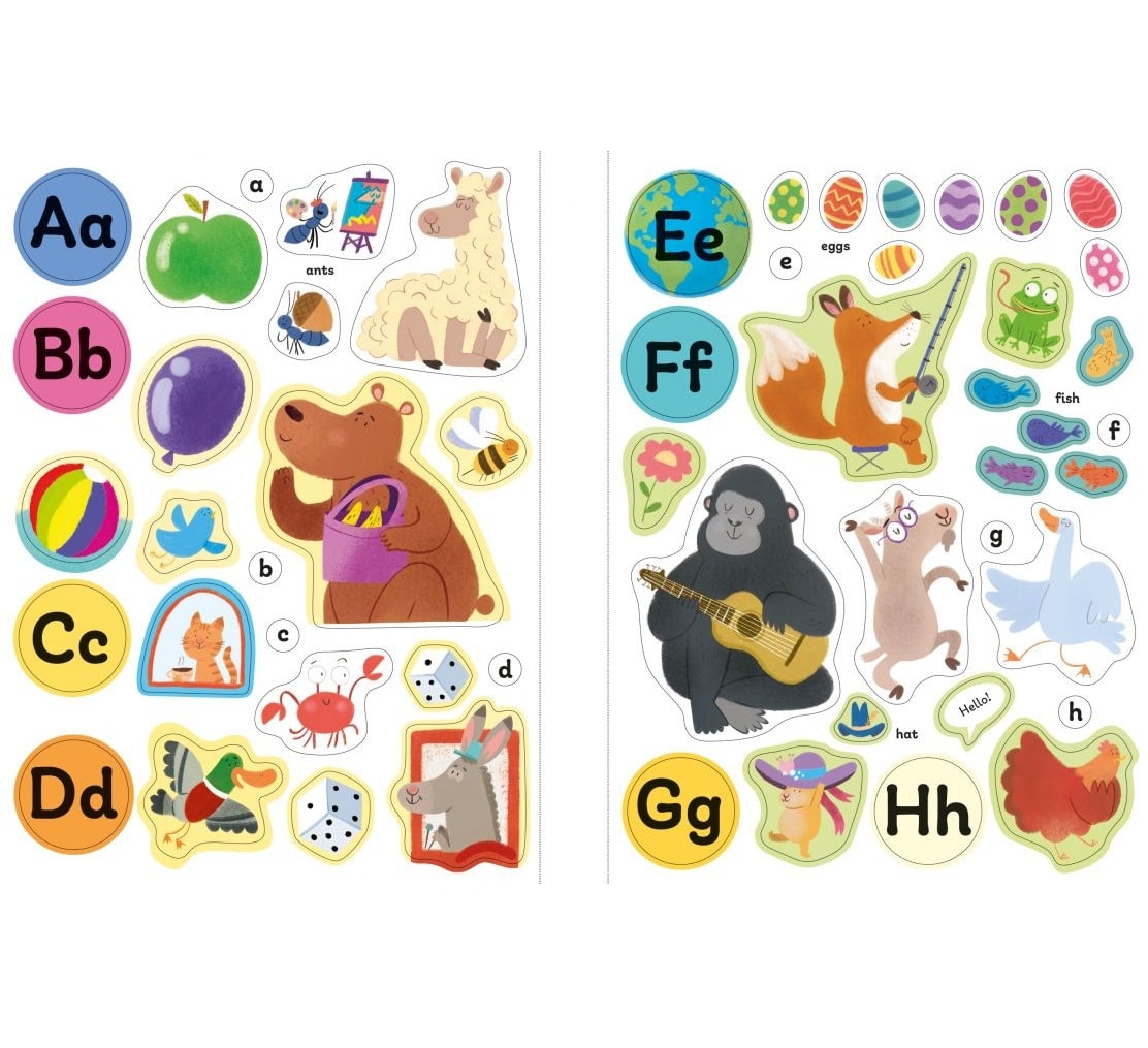 First Sticker Book - abc 3+