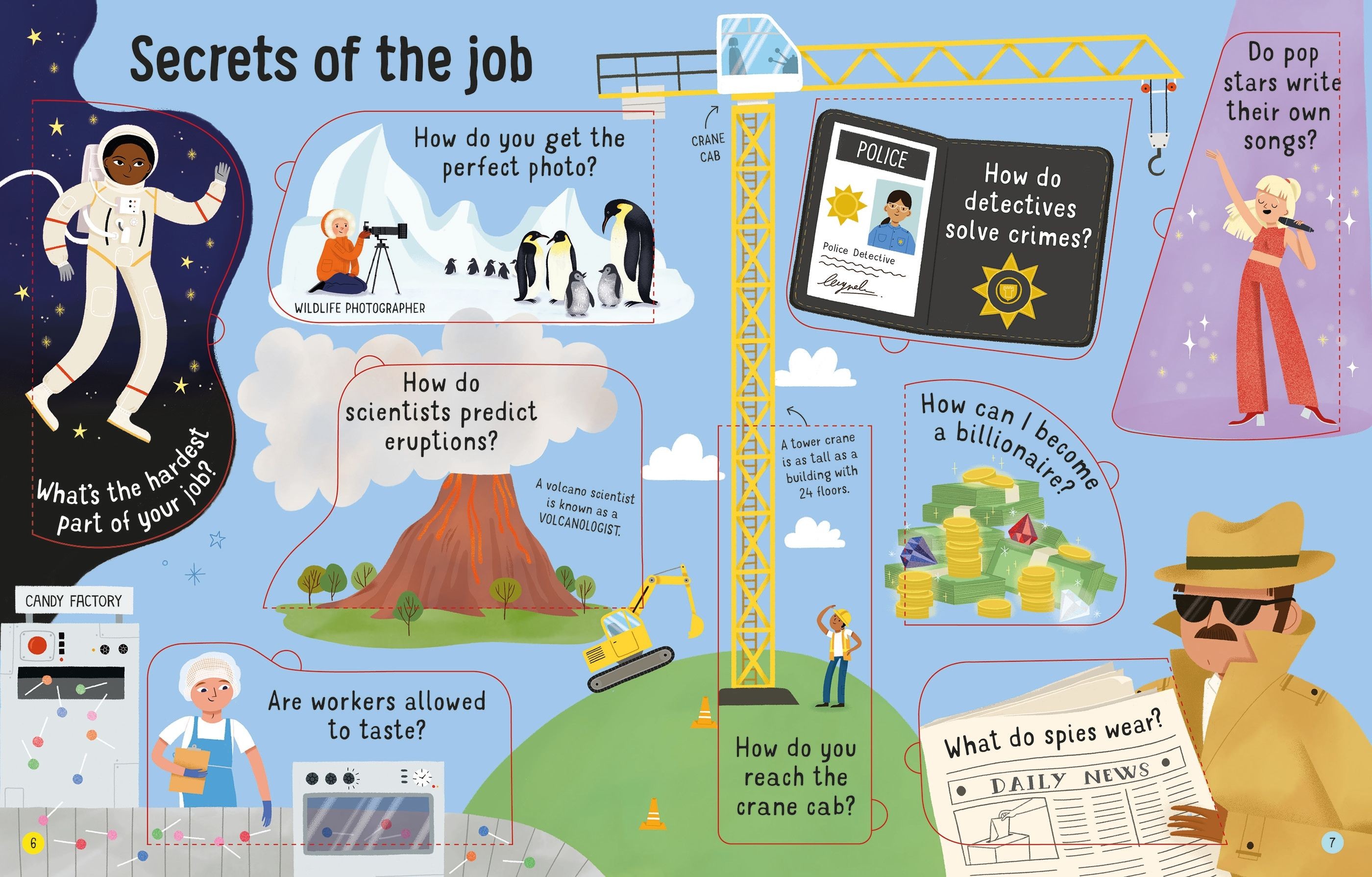 Lift-the-flap Questions and Answers about Jobs 6+