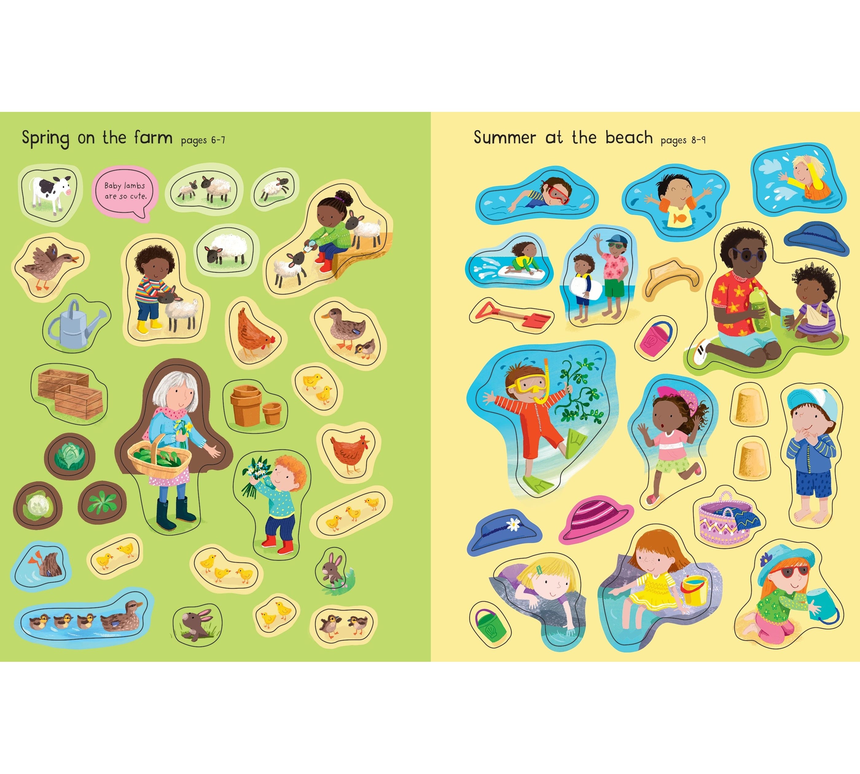 First Sticker Book - Weather and Seasons 3+