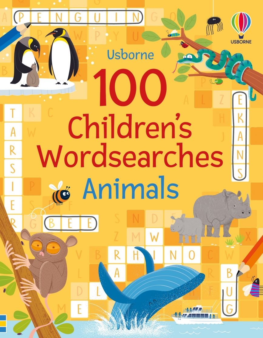 100 Children's Wordsearches: Animals 7+