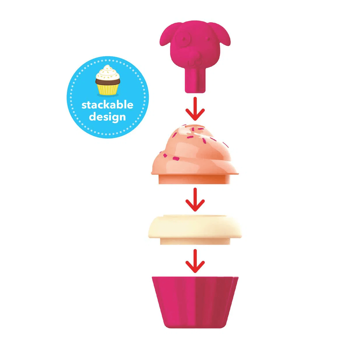 Skip Hop Cupcake Şefi 18 Parça Set 3 Yaş +