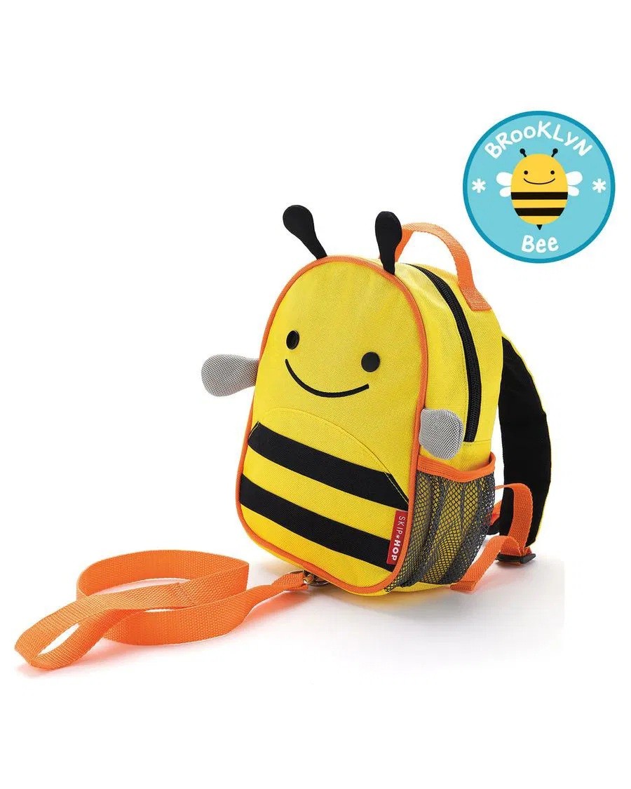 Skip Hop Zoo Çocuk Emniyet Kemerli Sırt Çantası Arı