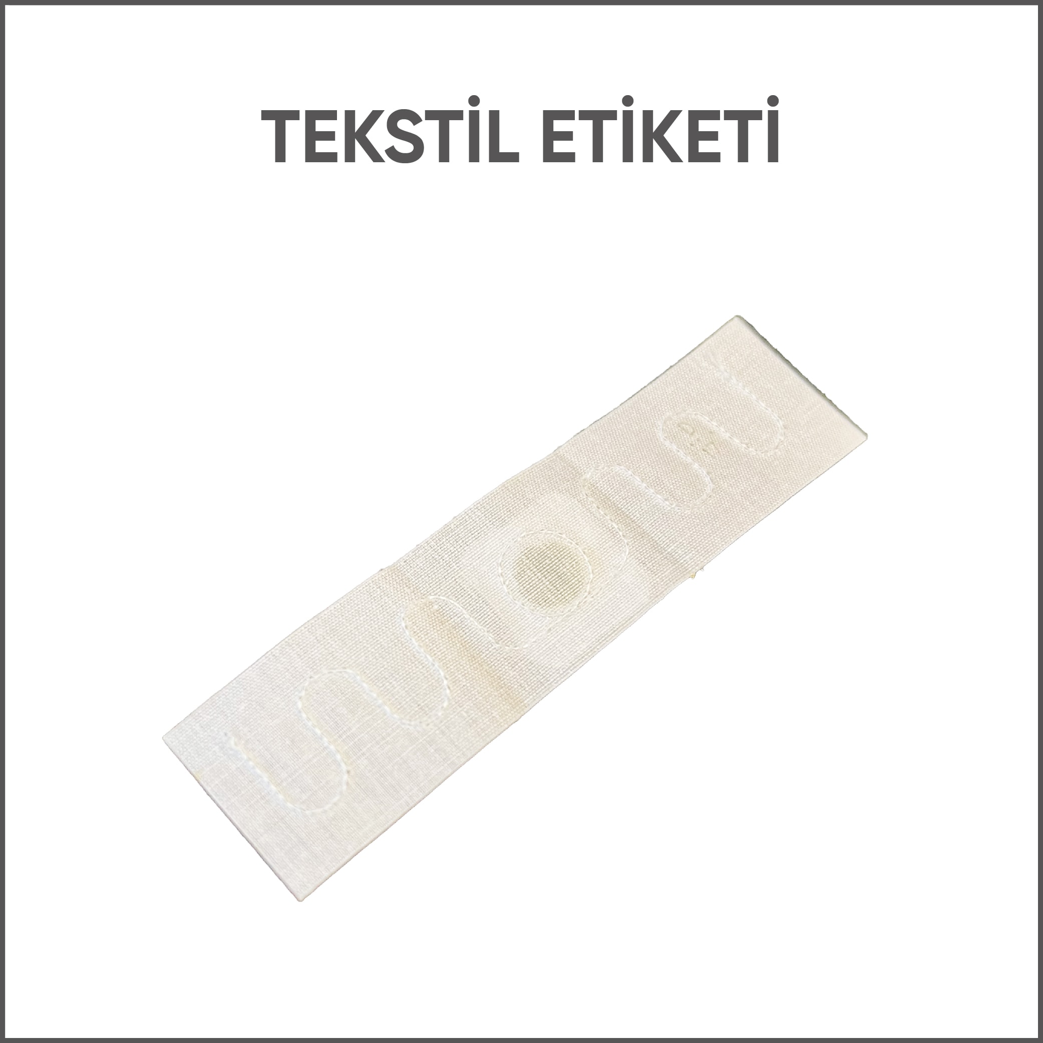 6419 RFID Tekstil Etiketi - Perforeli main variant image
