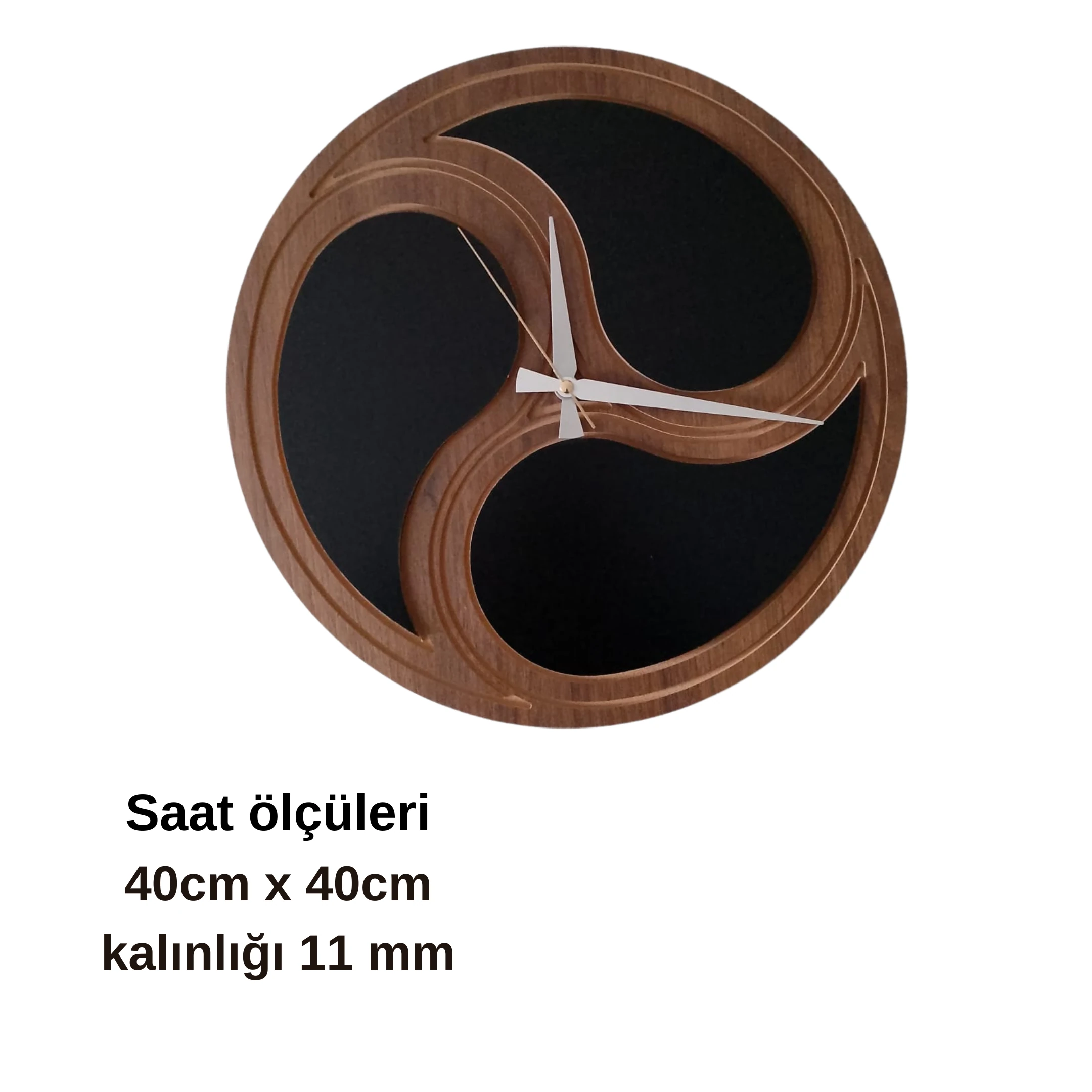 DUVAR SAATİ KLASİK MODEL EBATI 40X40 KALINLIĞI 11 MM