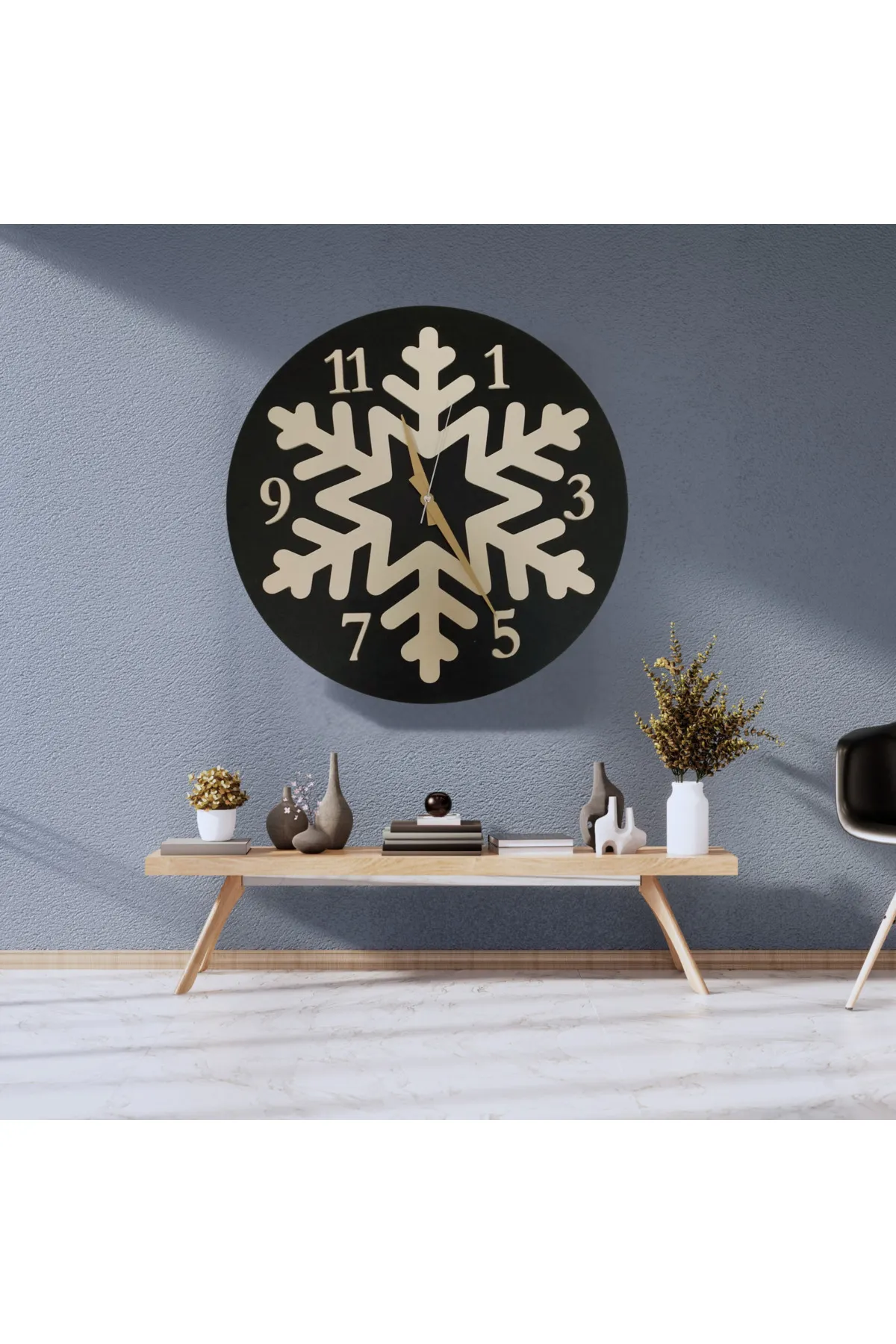 DUVAR SAATİ CRİSTAL EBAT 40X40 KALINLIĞI 6MM