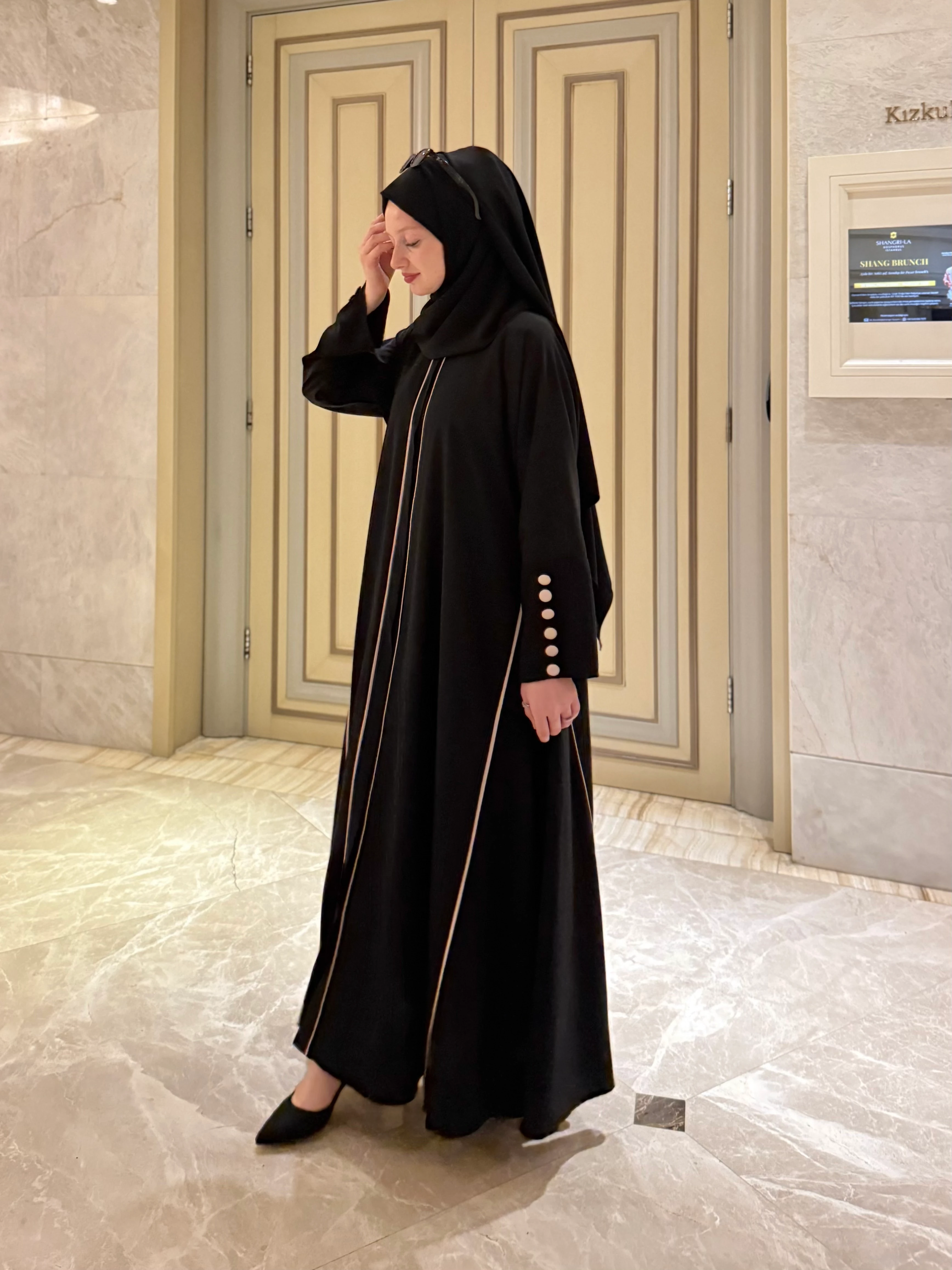Elvâ Abaya (Siyah)  ✨