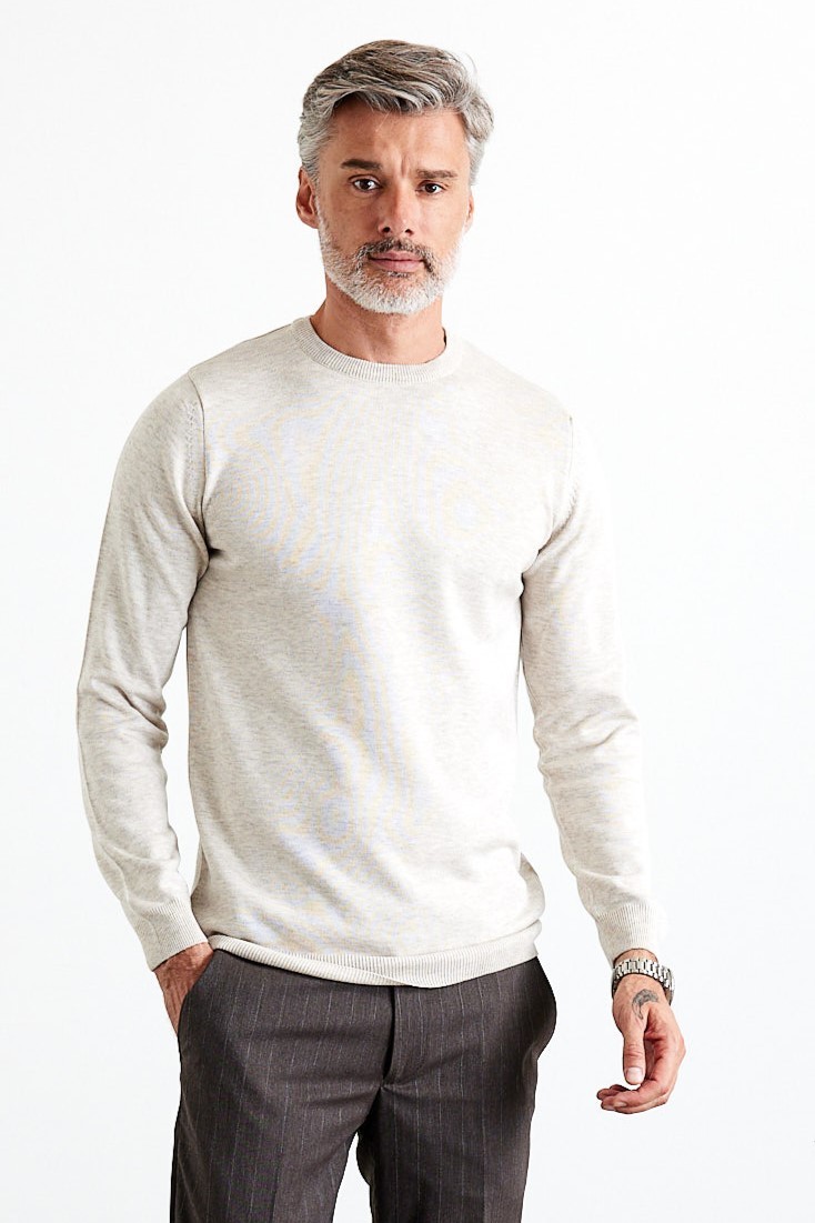 Men's Slim Fit Narrow Cut Turtleneck Sweater