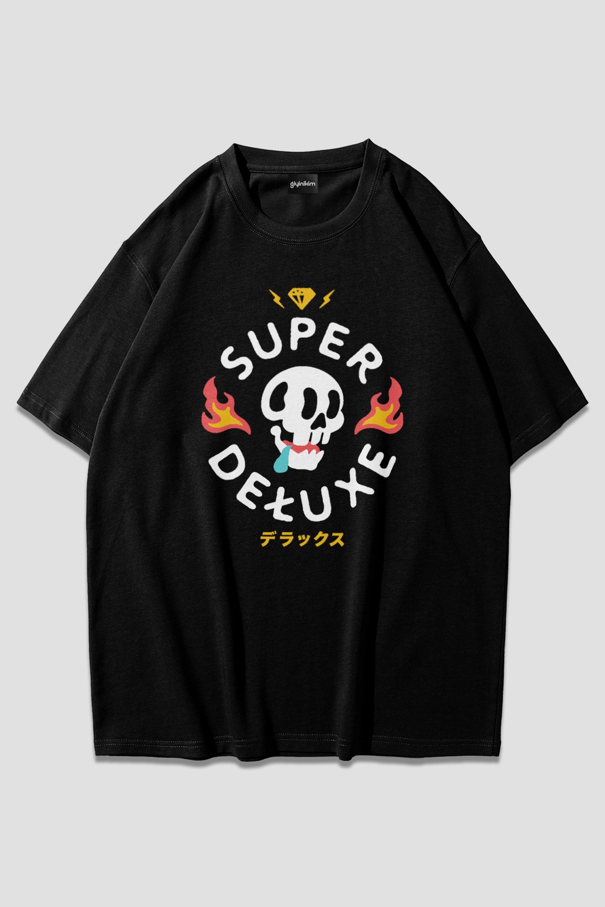 Super Deluxe Siyah Oversize T-Shirt
