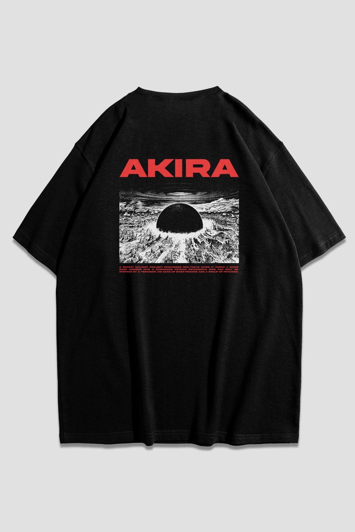 Giyinikim siyah Akira Oversize T-shirt