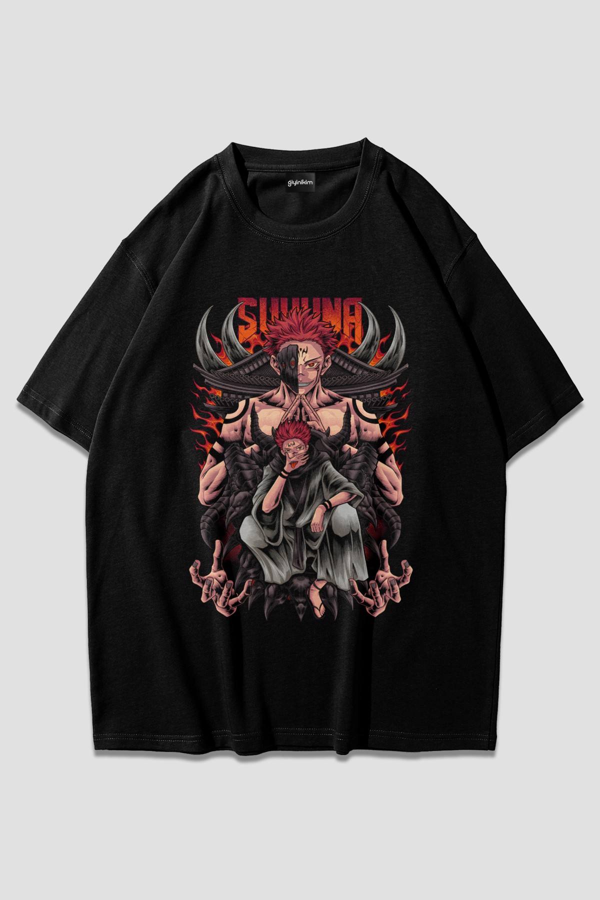 Jujutsu Kaisen Sukuna Oversize Unisex T-Shirt