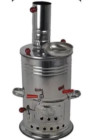 Üzüm Çelik 10 Litre Çift Musluklu Semaver