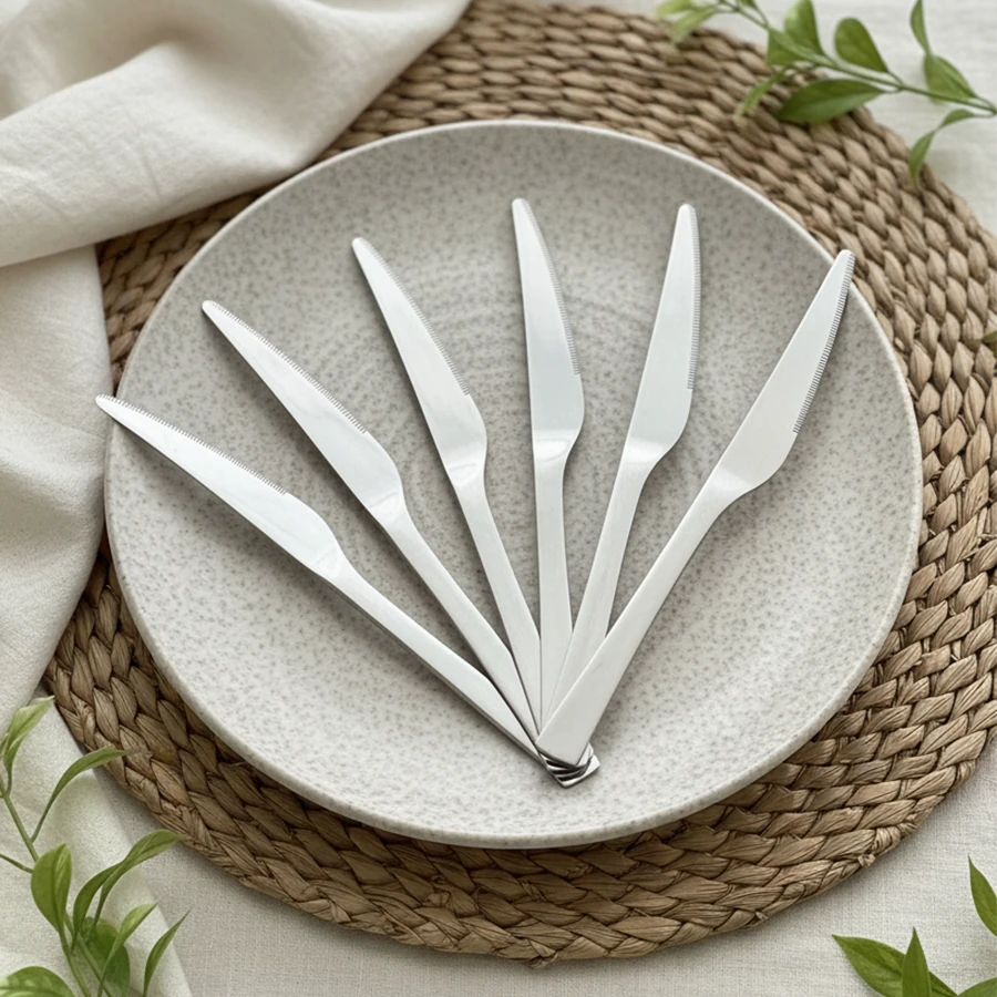 Tuana Kutulu 60 Parça Sade Çelik 12 Kişilik Çatal & Kaşık Takımı