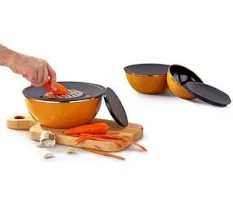 Bonera Emaye 8 Parça Rende & Karıştırma Kabı Seti