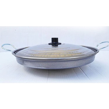 Üzüm Çelik Kapaklı Saç Tava - 45 cm
