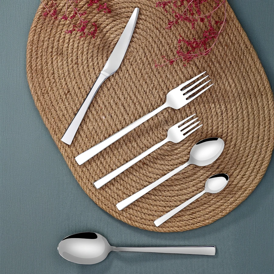 Gökdil Tuana 30 Parça 6 Kişilik Ekonomik Çatal & Kaşık Takımı