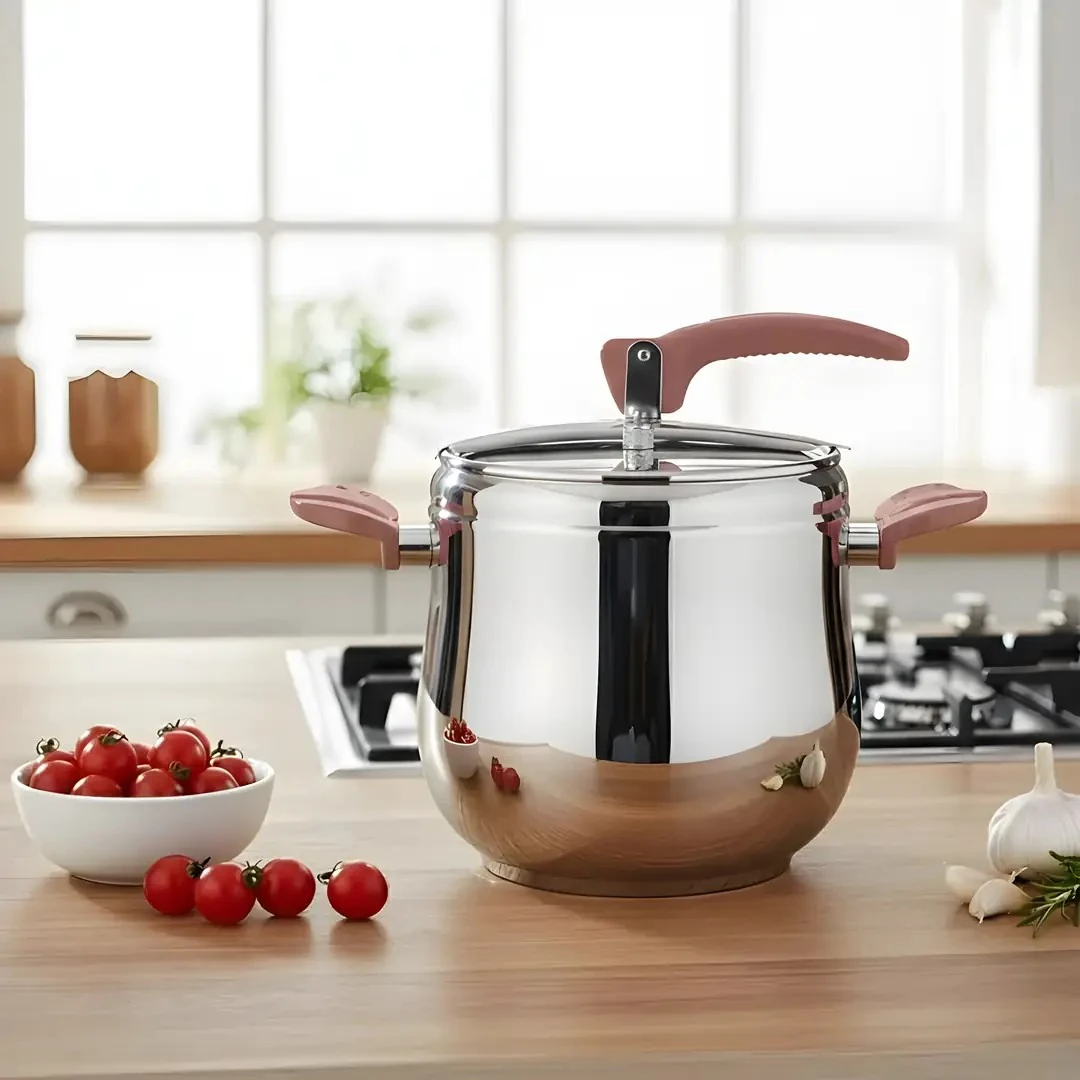 Bonera Lale 14 lt Paslanmaz Düdüklü Tencere