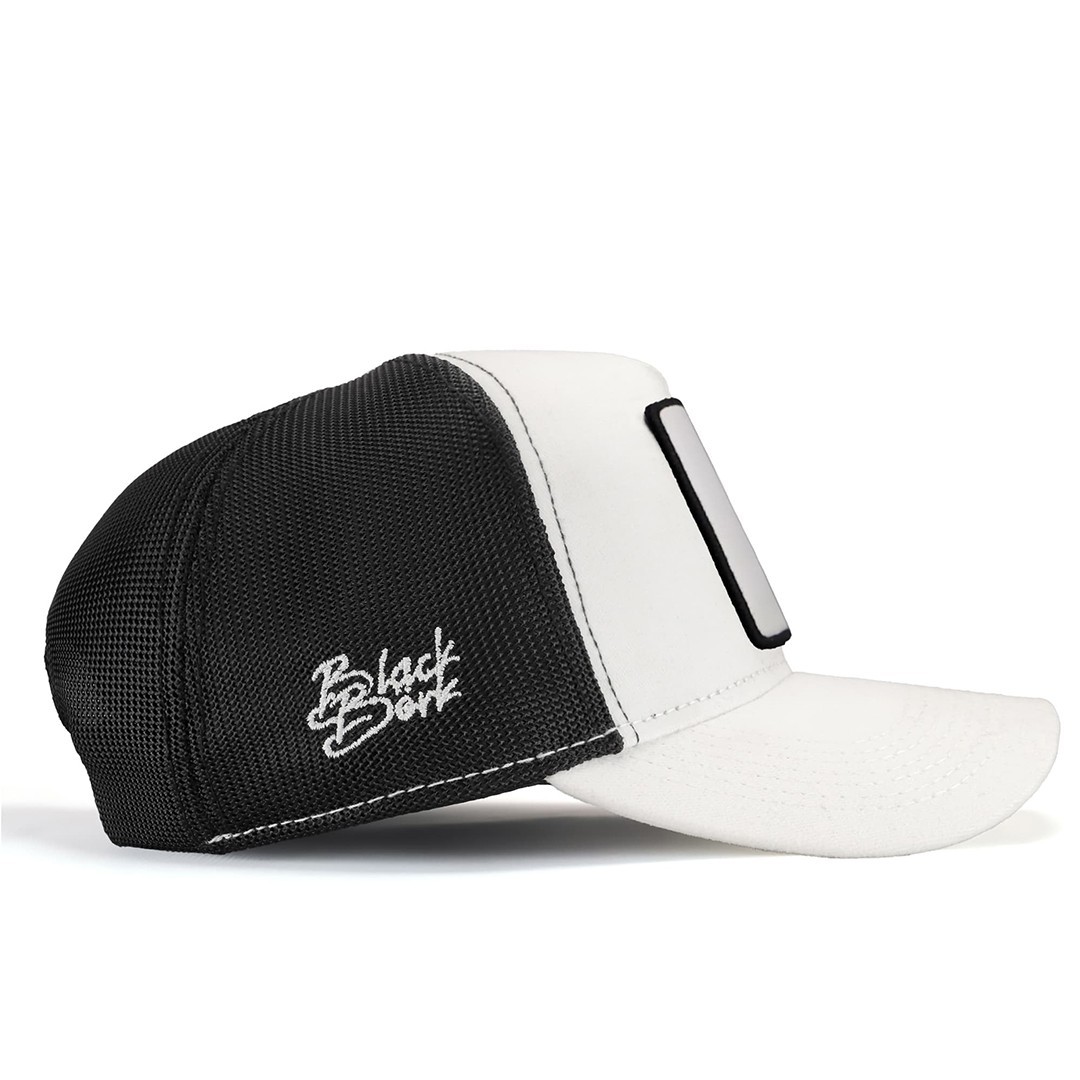 White-Black Trucker Cap