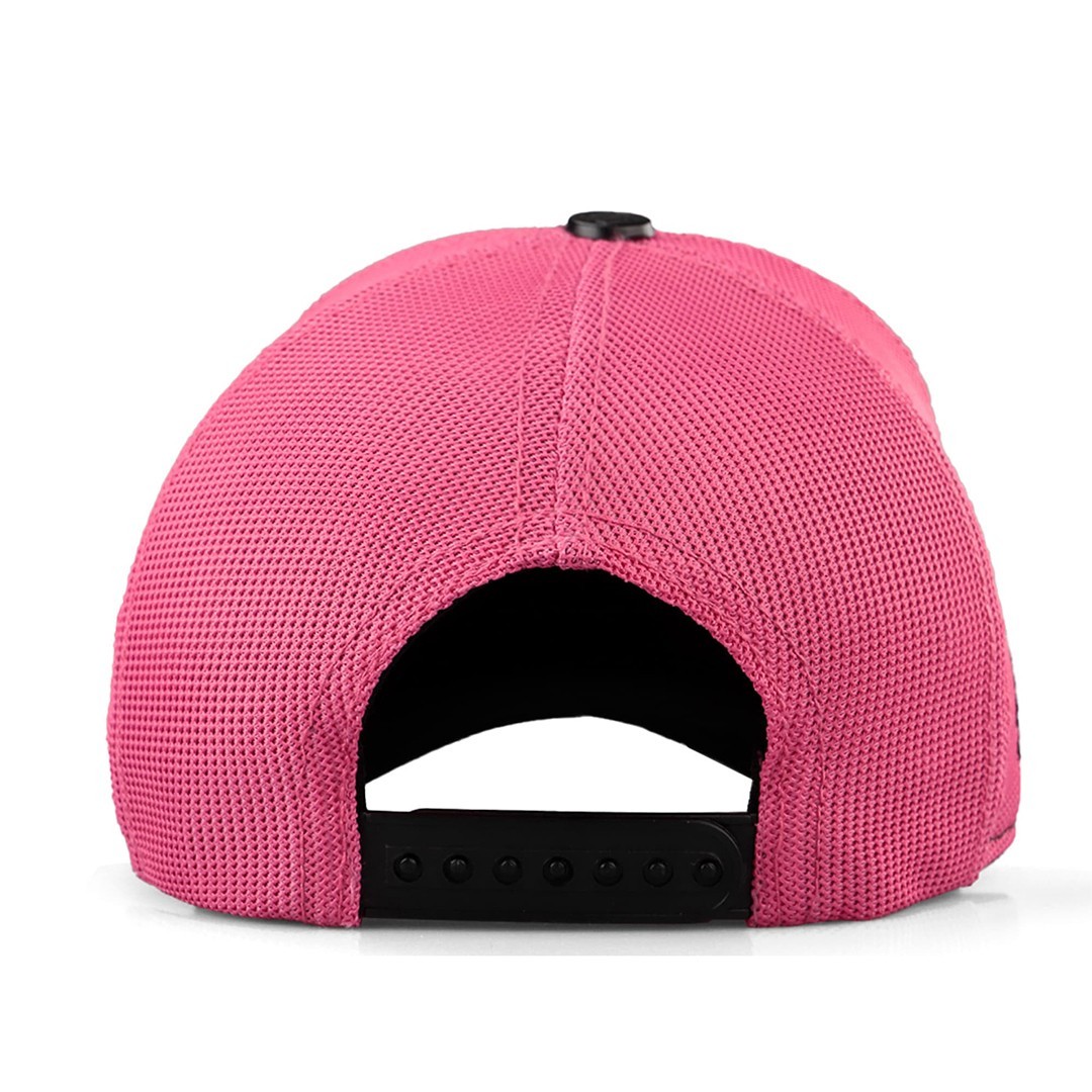 Black-Pink Cordura Fabric Cap